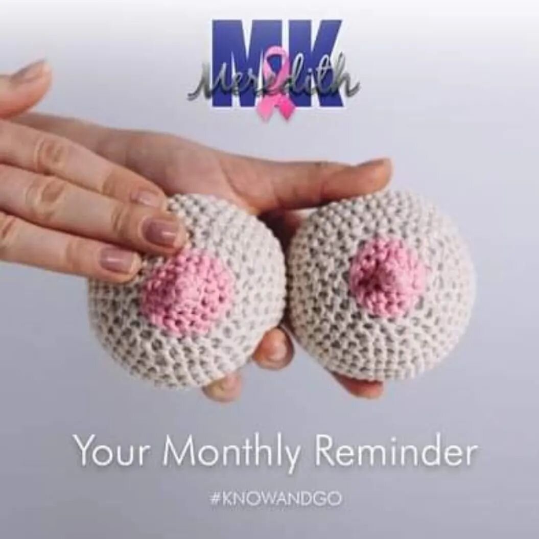 Hello, my lovelies!

#KnowandGo
You need to know your body so when something is different, you know when to get it checked.
Early detection gives you a fighting chance.
Click the link for instructions to perform an easy, less than one-minute self-che