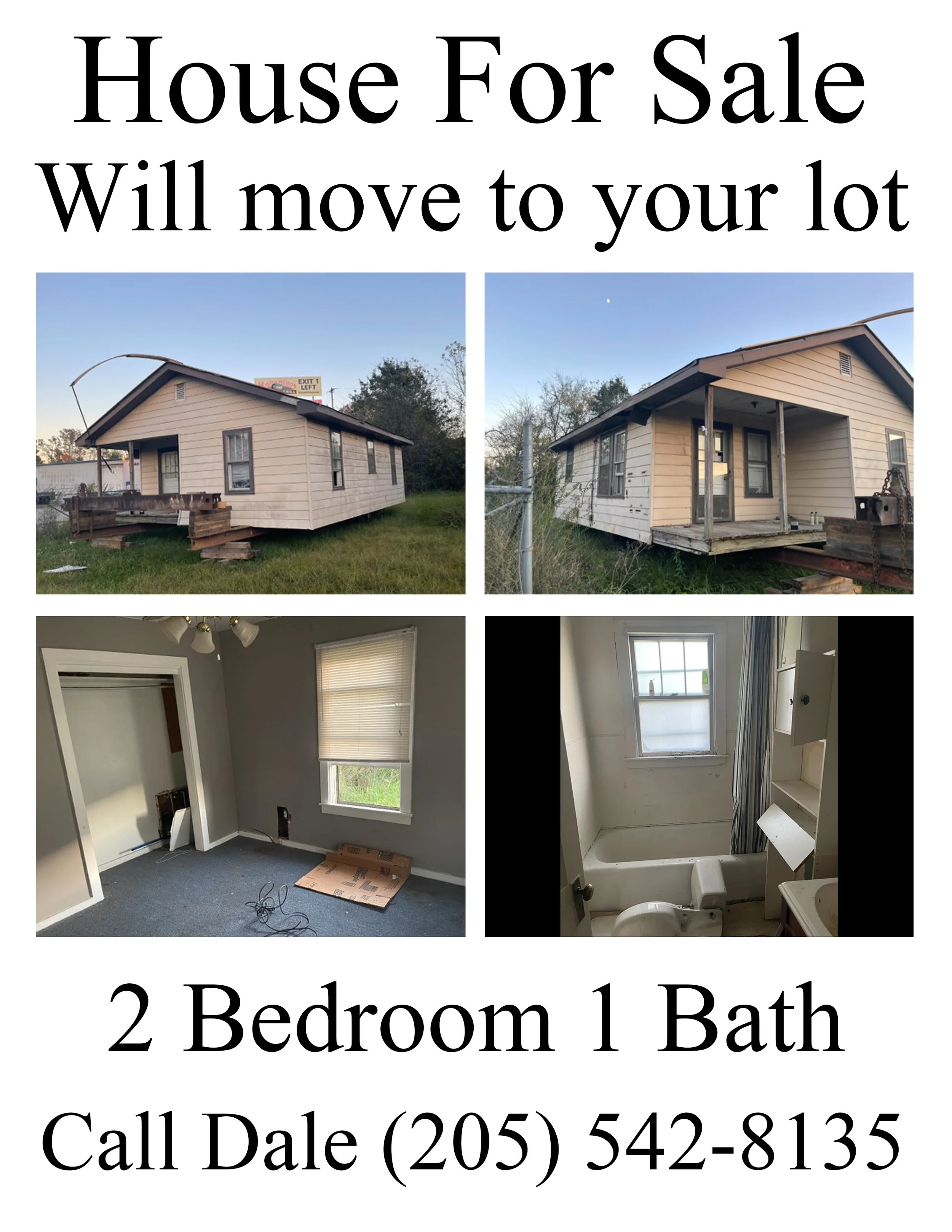 Houses For Sale — Central Alabama House Movers
