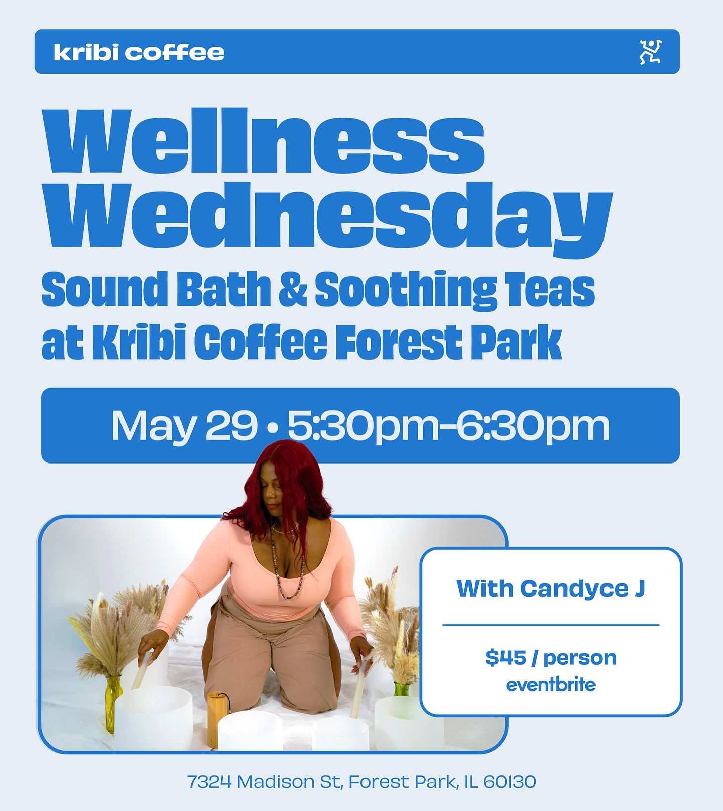 Find your zen at our Kribi Coffee Forest Park lounge! 🧘&zwj;♀️💆&zwj;♂️ Join us for our first ever sound bath and tea tasting during our Wellness Wednesday event hosted by Candyce J on May 29. Relax, refresh, rejuvenate. Tickets available now! Link 