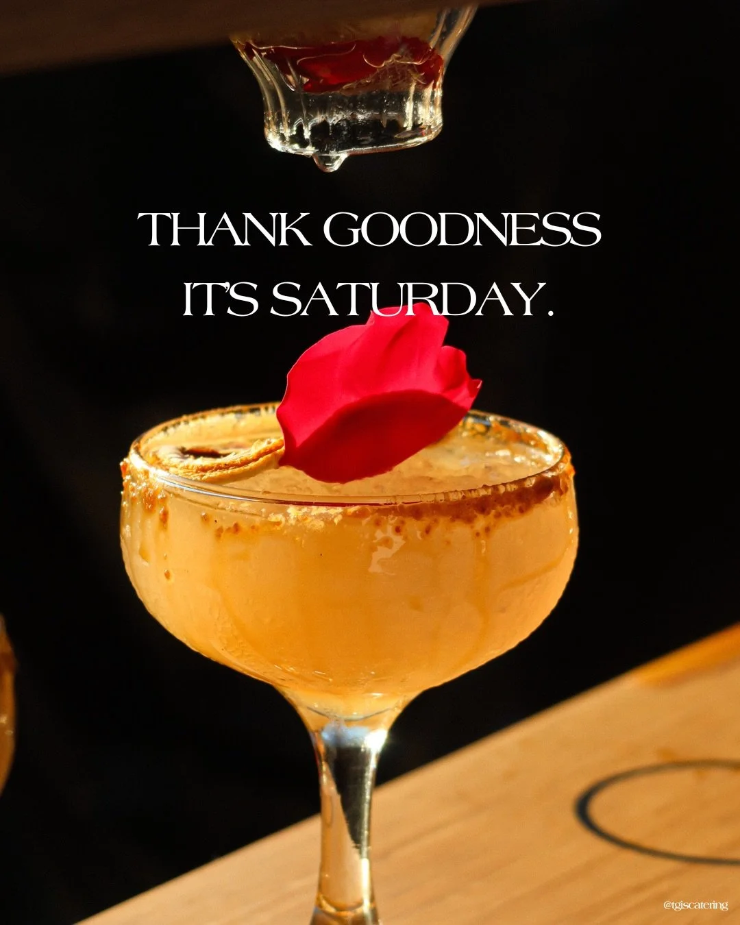I hope my fancy cocktail is next to yours in every lifetime!

p.s. TGIS 🍸✨