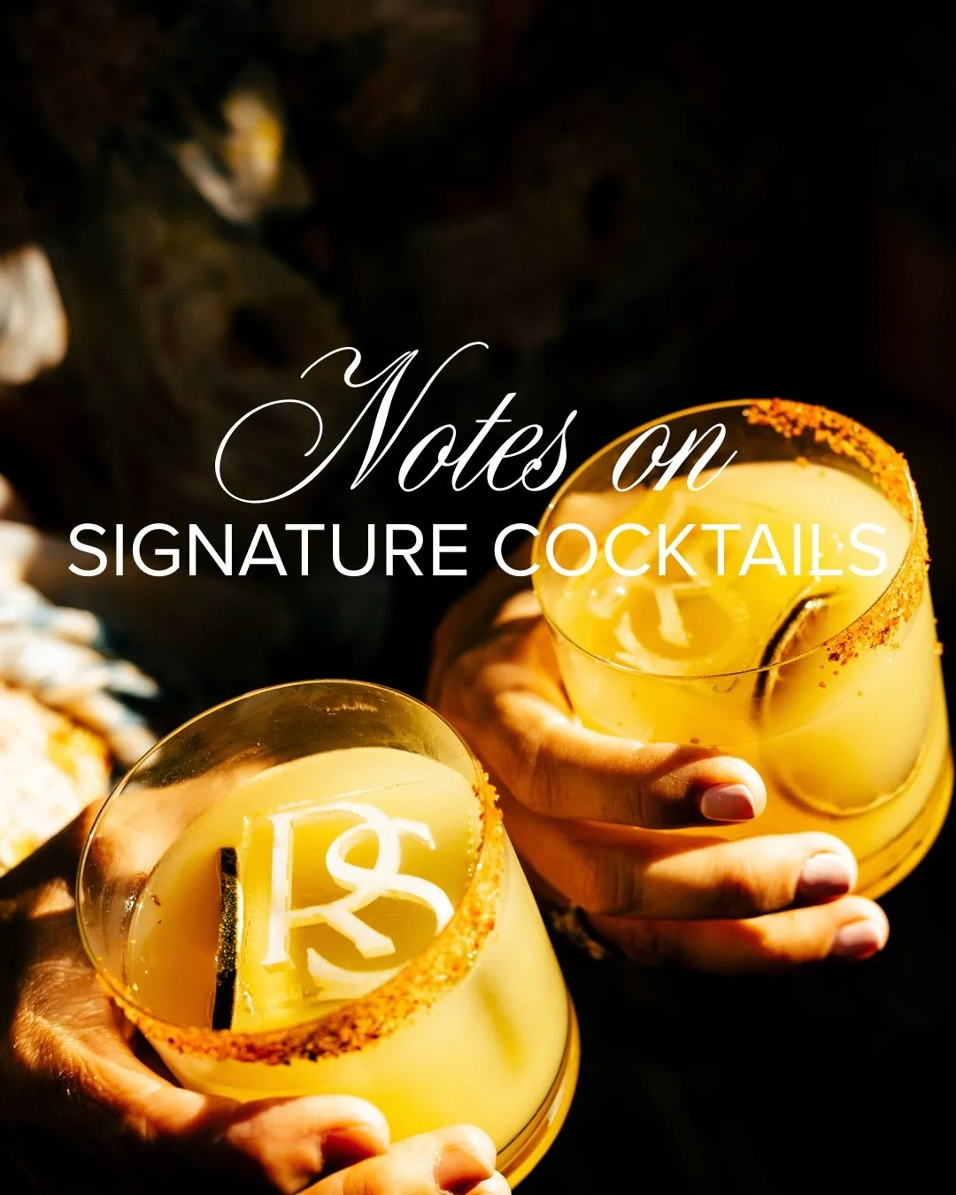 signature cocktails are the perfect touch for any cocktail hour 🍸 

whether it&rsquo;s a wedding with &lsquo;his &amp; hers&rsquo; drinks or a special event featuring your favorite batched cocktail, it&rsquo;s simple way to share a piece of your per