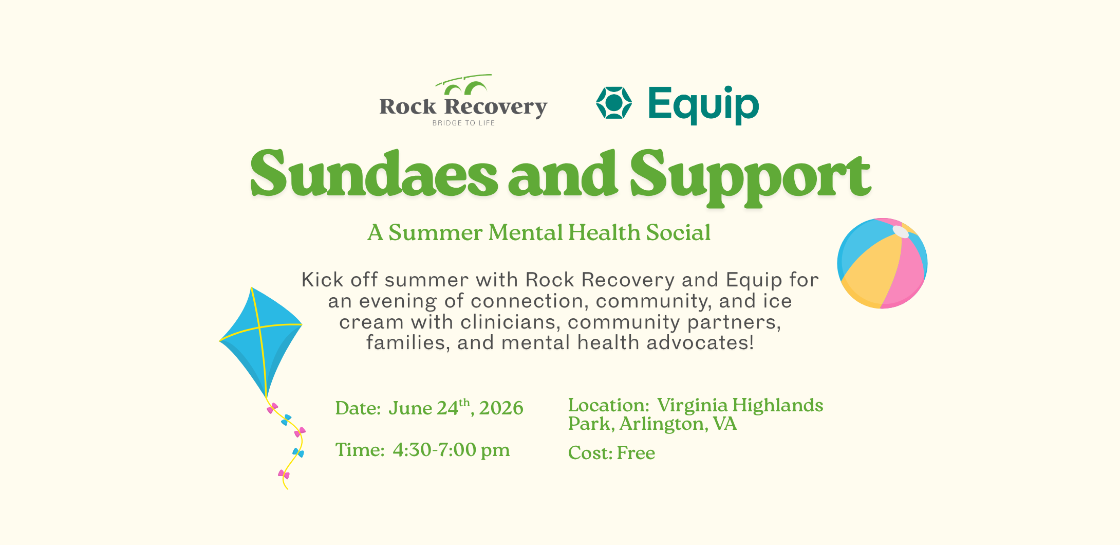 Sundaes and Support: A Summer Mental Health Social