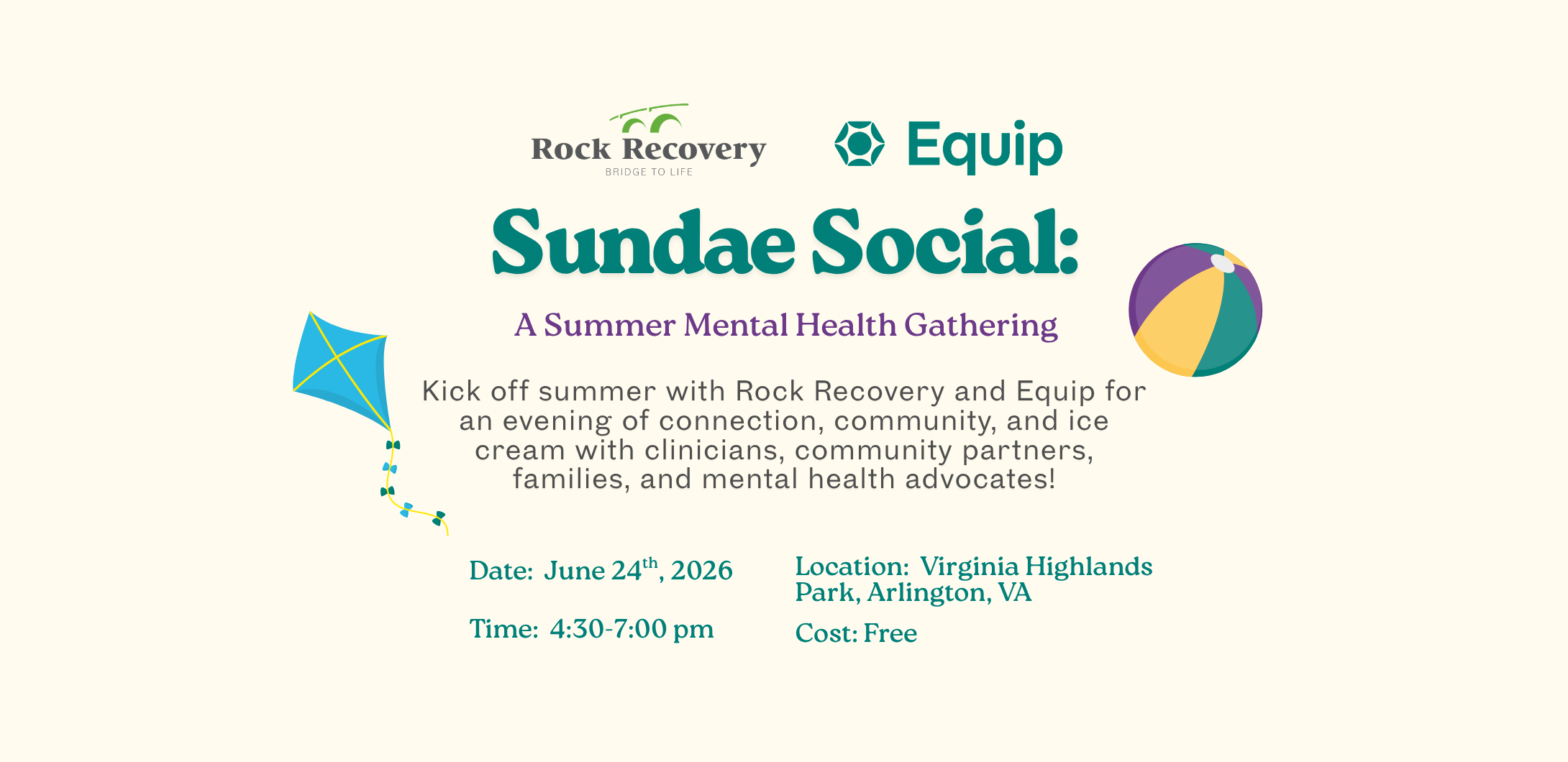 Sundae Social: A Summer Mental Health Gathering