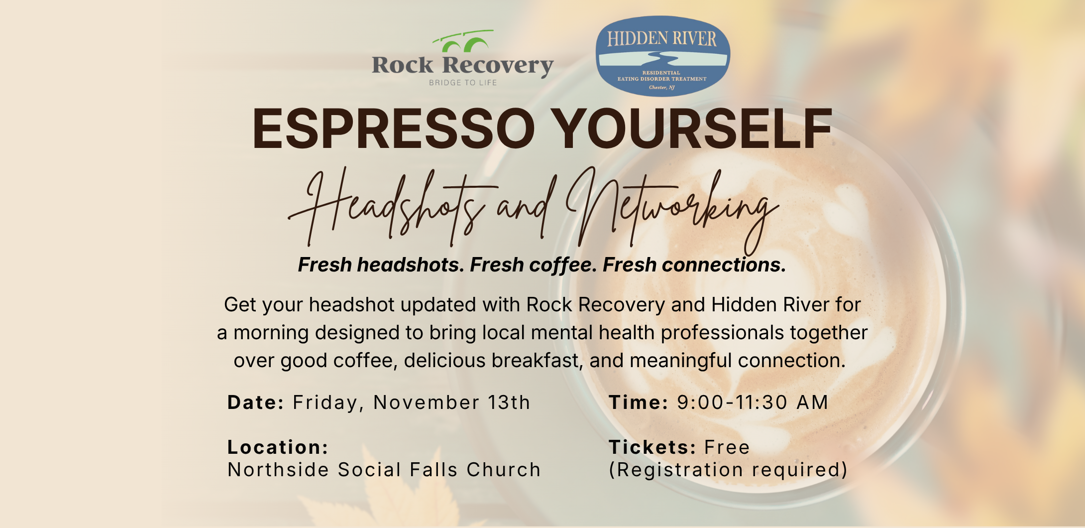 Espresso Yourself: Headshots &amp; Networking