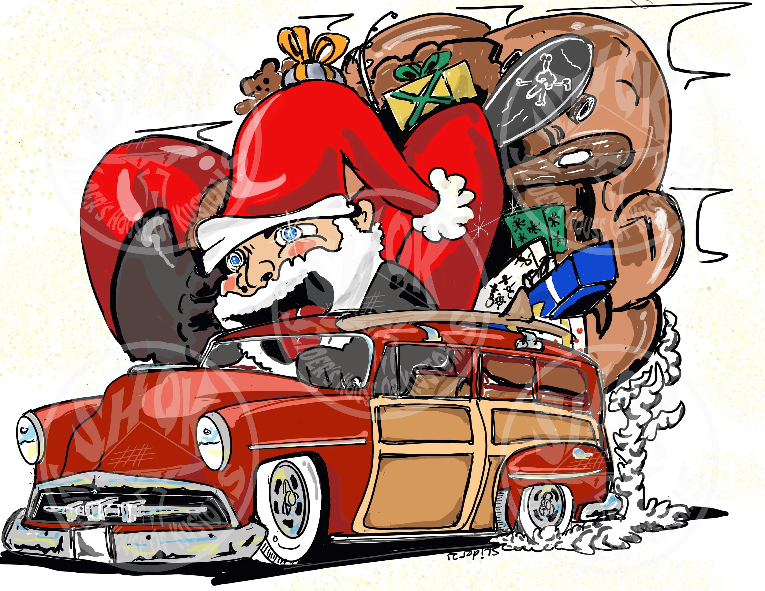 santa wagon