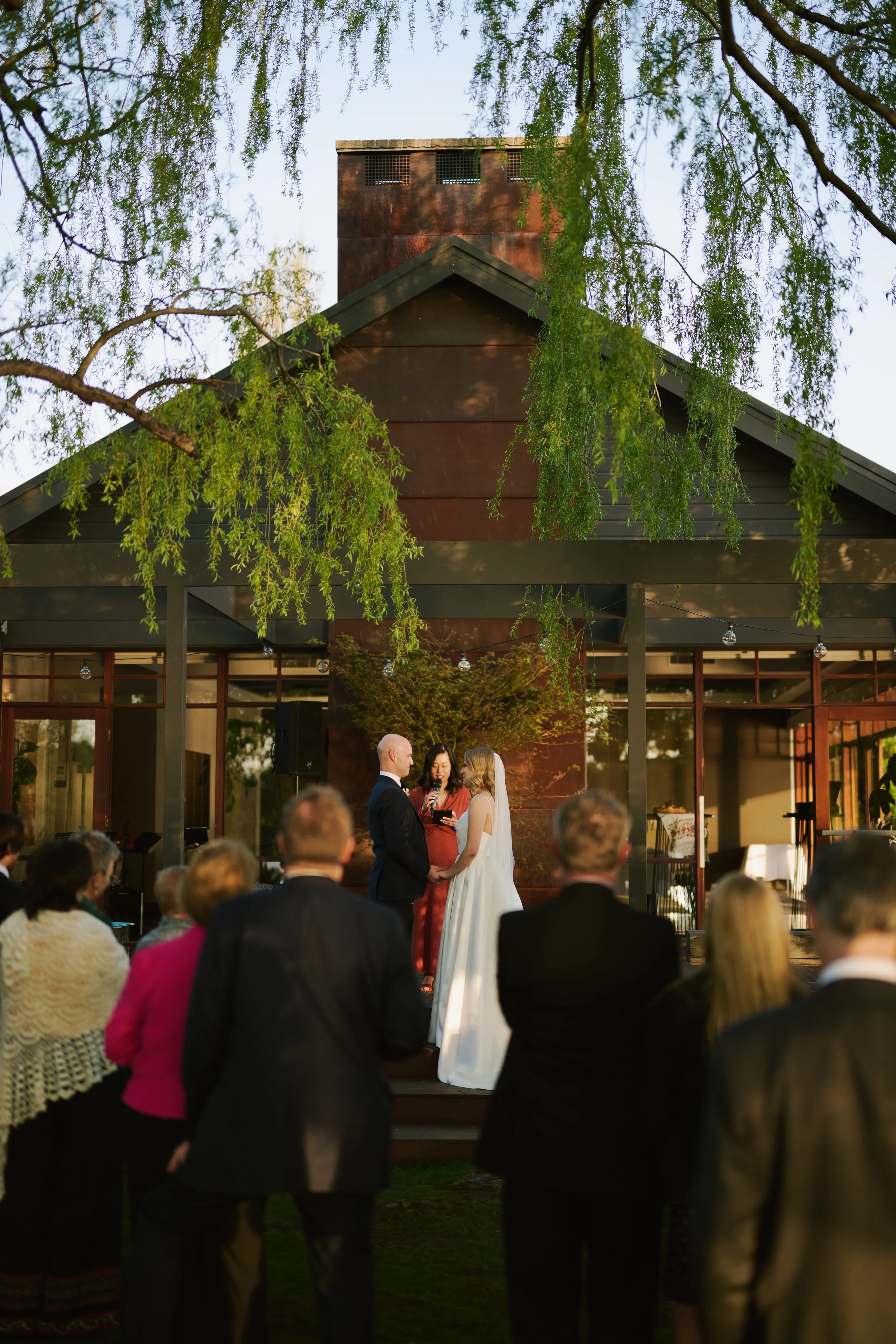 Wedding ceremony at The Boat House, Canberra - captured by Jac & Heath Photography
