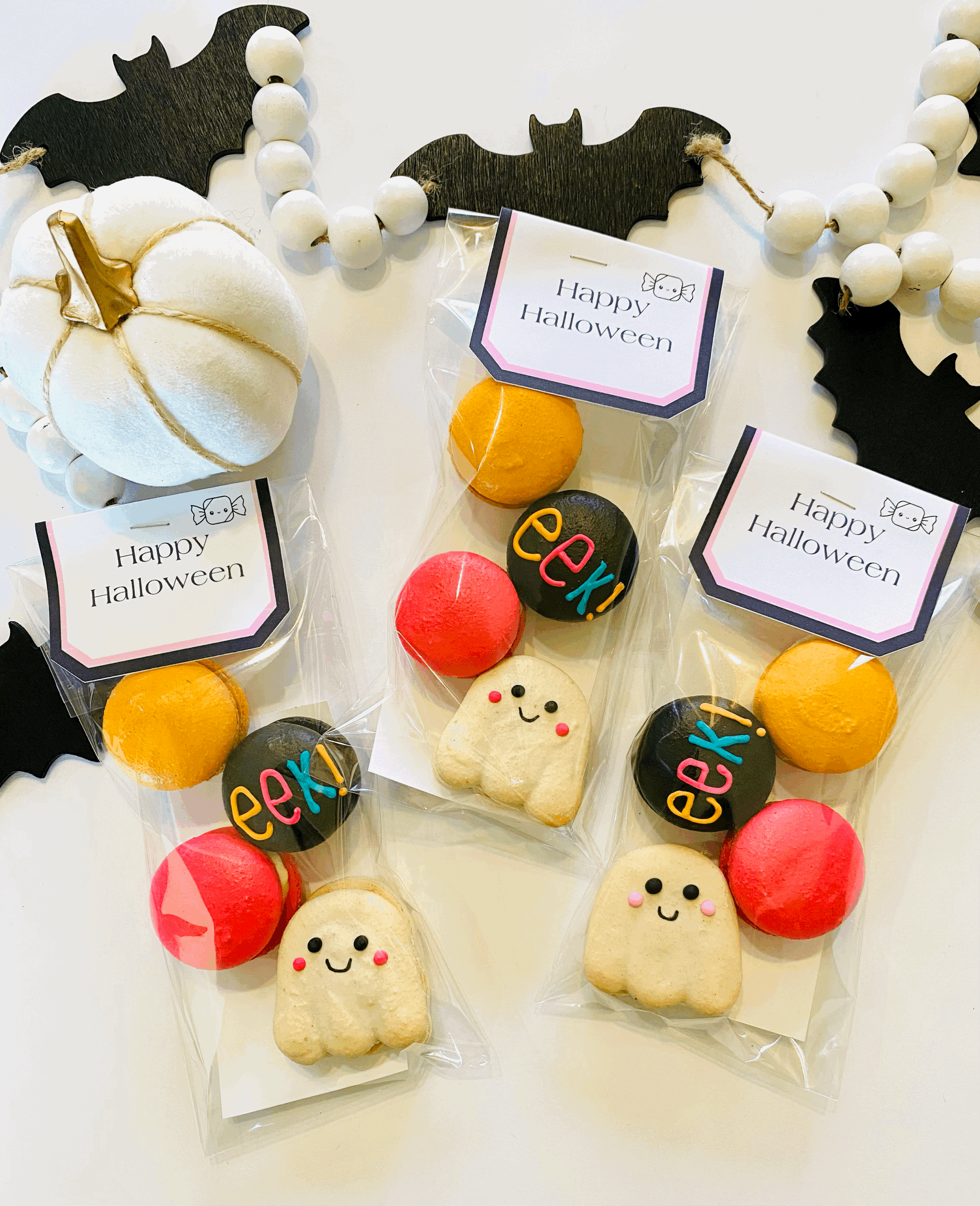 3 Set - 4 pack Macaron baggies