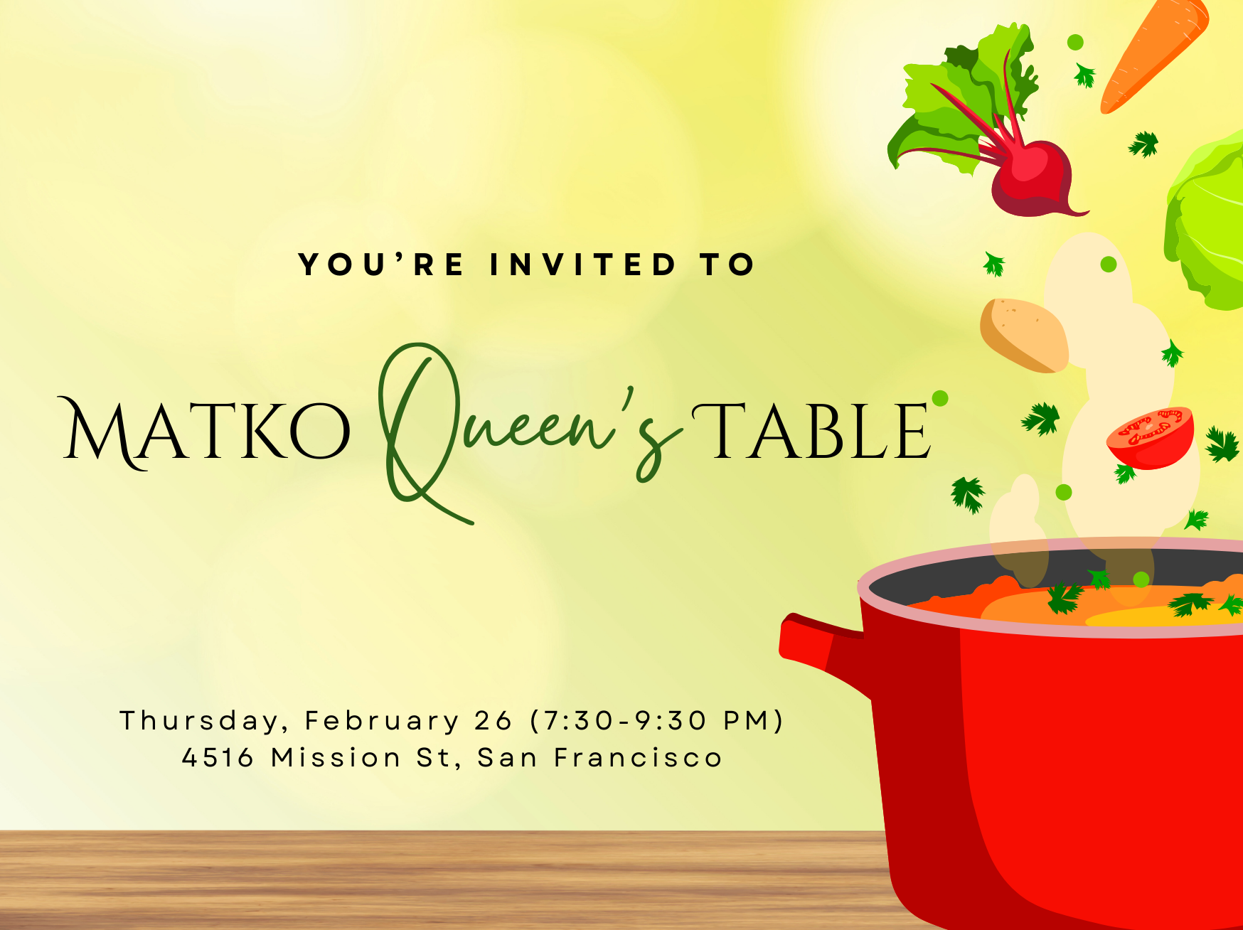 Matko Queen's Table (2/26)