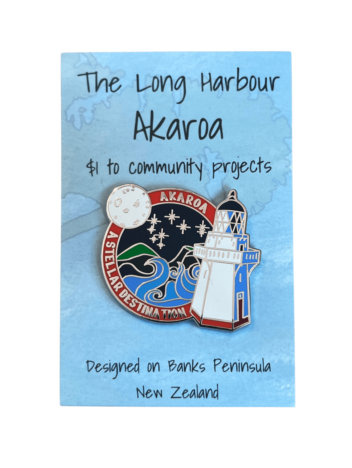 Akaroa - A Stellar Destination Pin