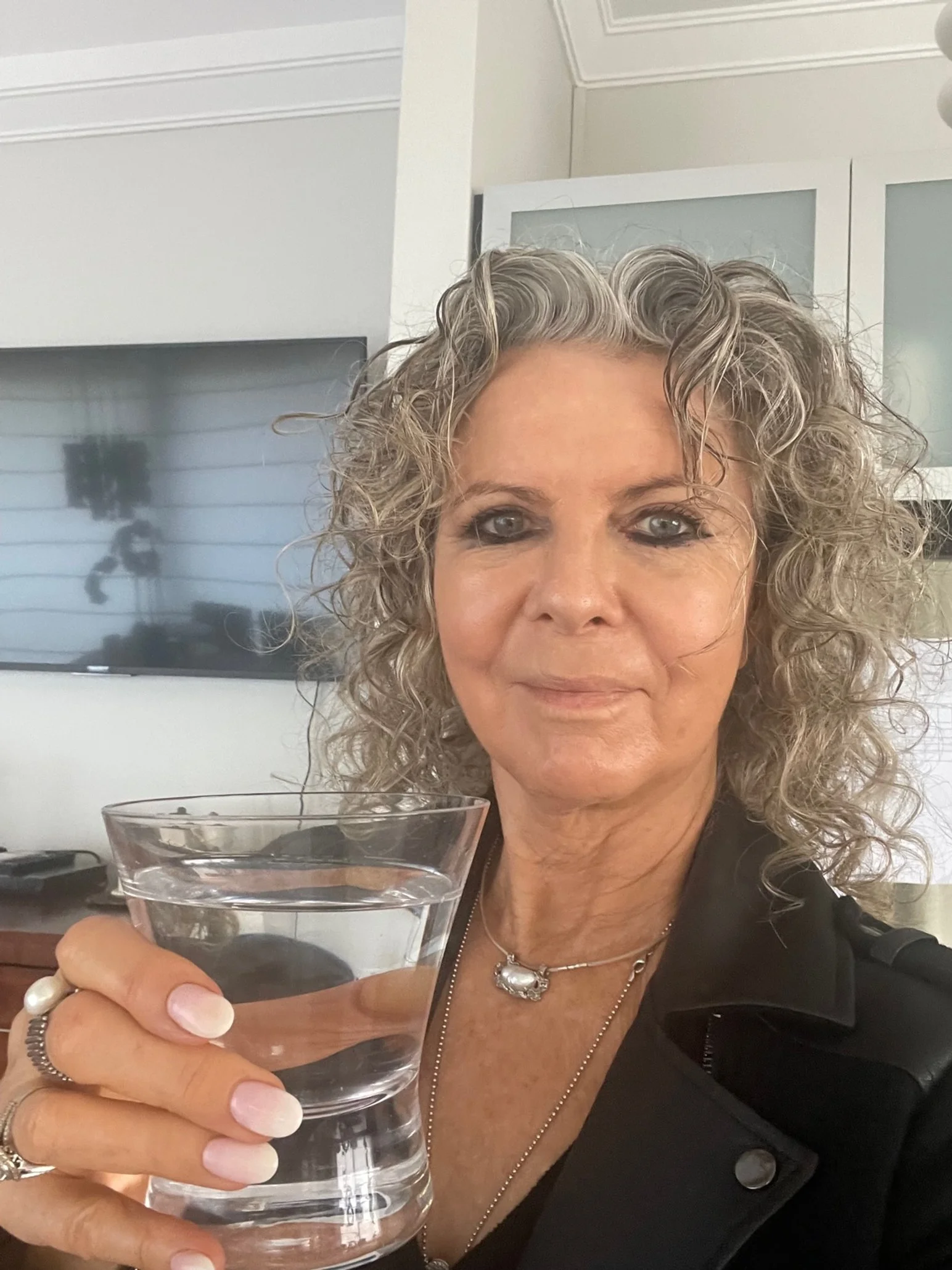A glass of water for daily hydration