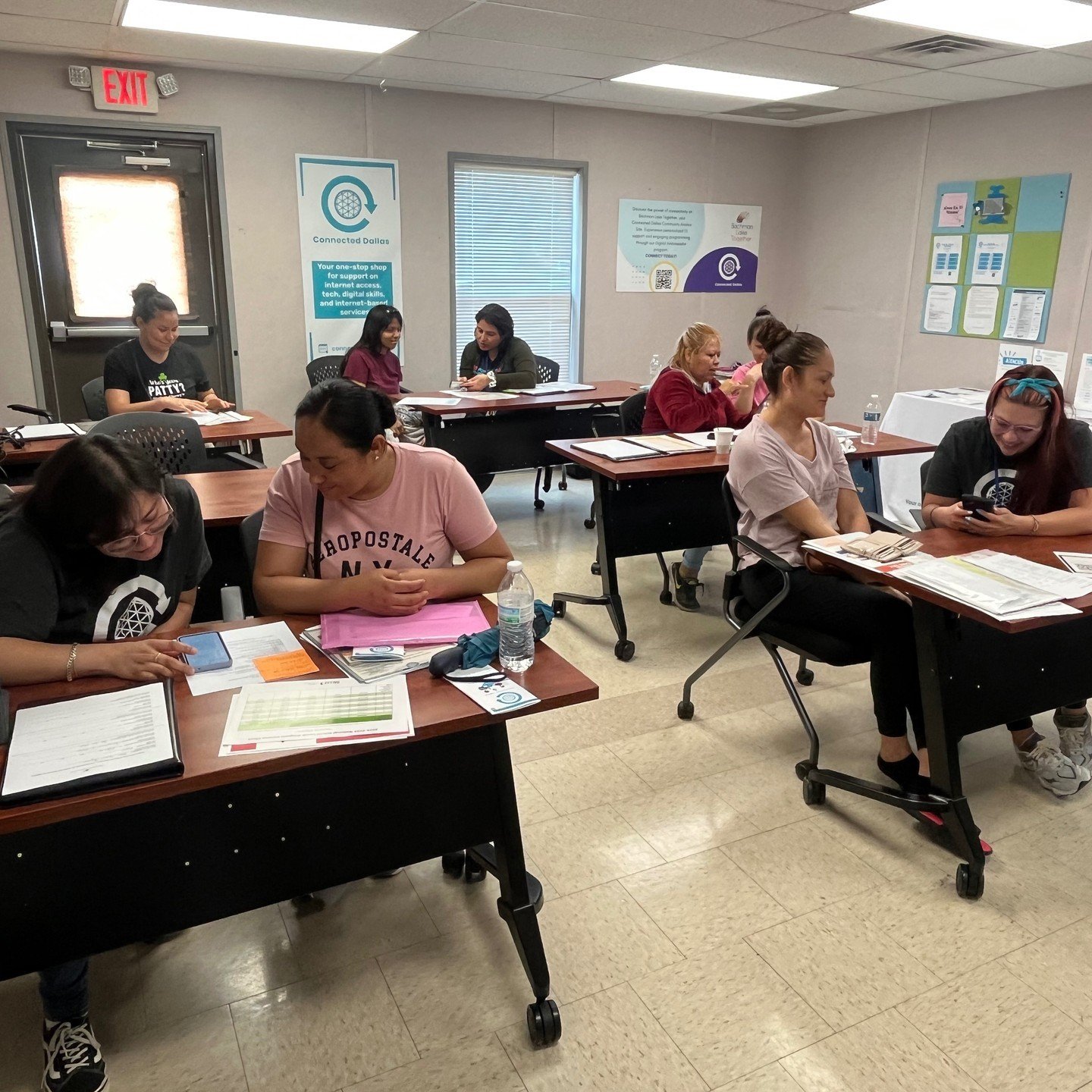 This past Saturday, dozens of families came to our Family Center to register their children for PreK! Bachman Lake Together staff, parent leaders, partners and volunteers guided families step-by-step to enroll their children for PreK and answer any q