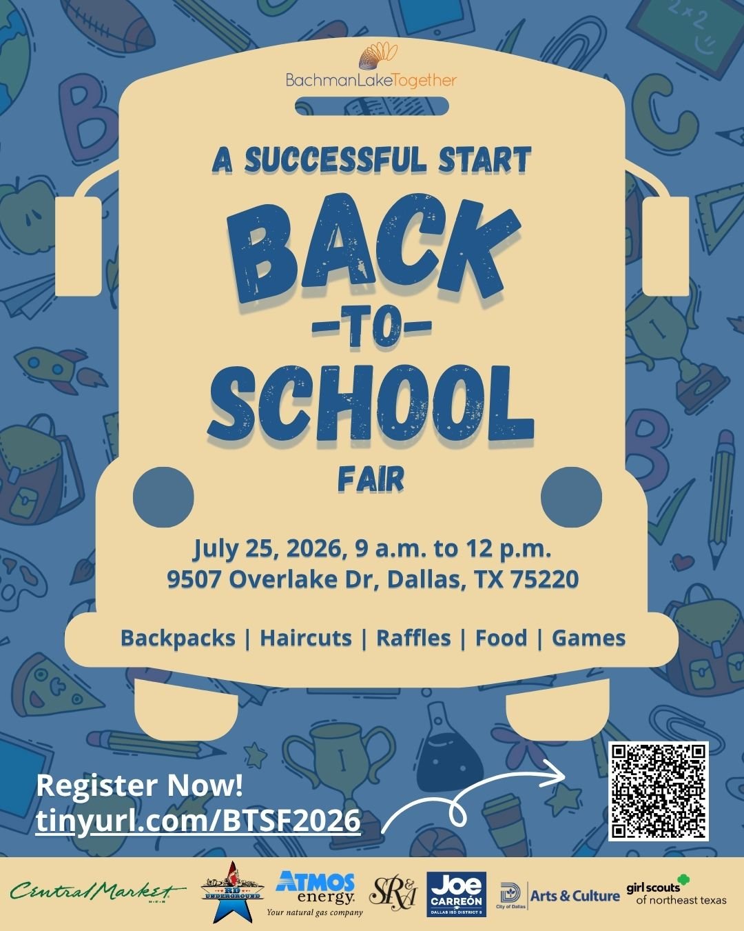Our Annual Back-to-School Fair is almost here!!! 📚🚨
Join us Saturday, July 25 from 9am to 12pm and enjoy: 
⭐ Free school supplies 
⭐ Free food 
⭐ Games 
⭐ Haircuts 
⭐ Face paint 
⭐ and more! 

🎟️ Event is FREE
🔗 Registration link in bio! 
👉 Expl