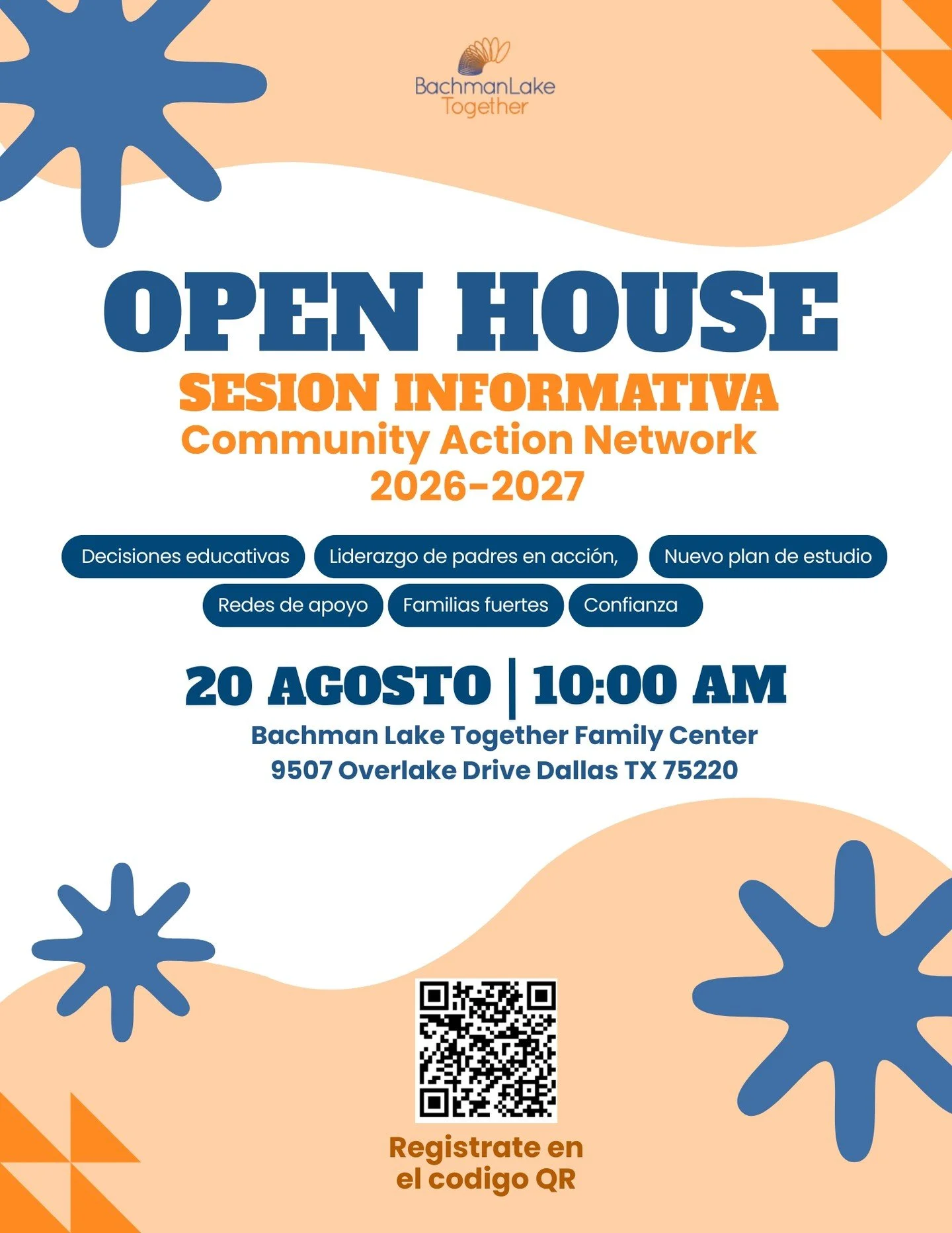 &iexcl;No te pierdas este open house! Estamos abriendo las puertas de nuestro Centro Familiar para una sesi&oacute;n informativa de Community Action Network! Descubre todo lo que CAN hace para ayudarte, como cuidador, a convertirte en un defensor de 