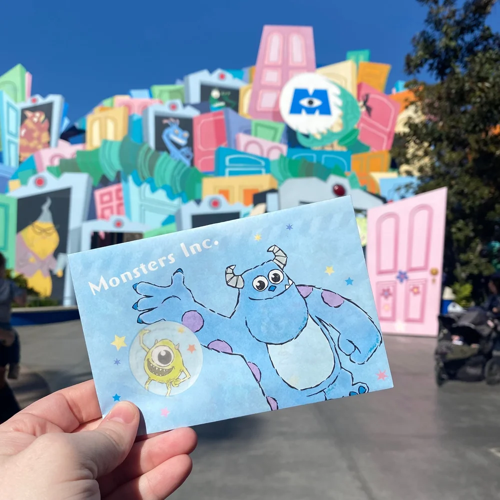 Monsters Inc. themed letter at Mike and Sulley to the Rescue!