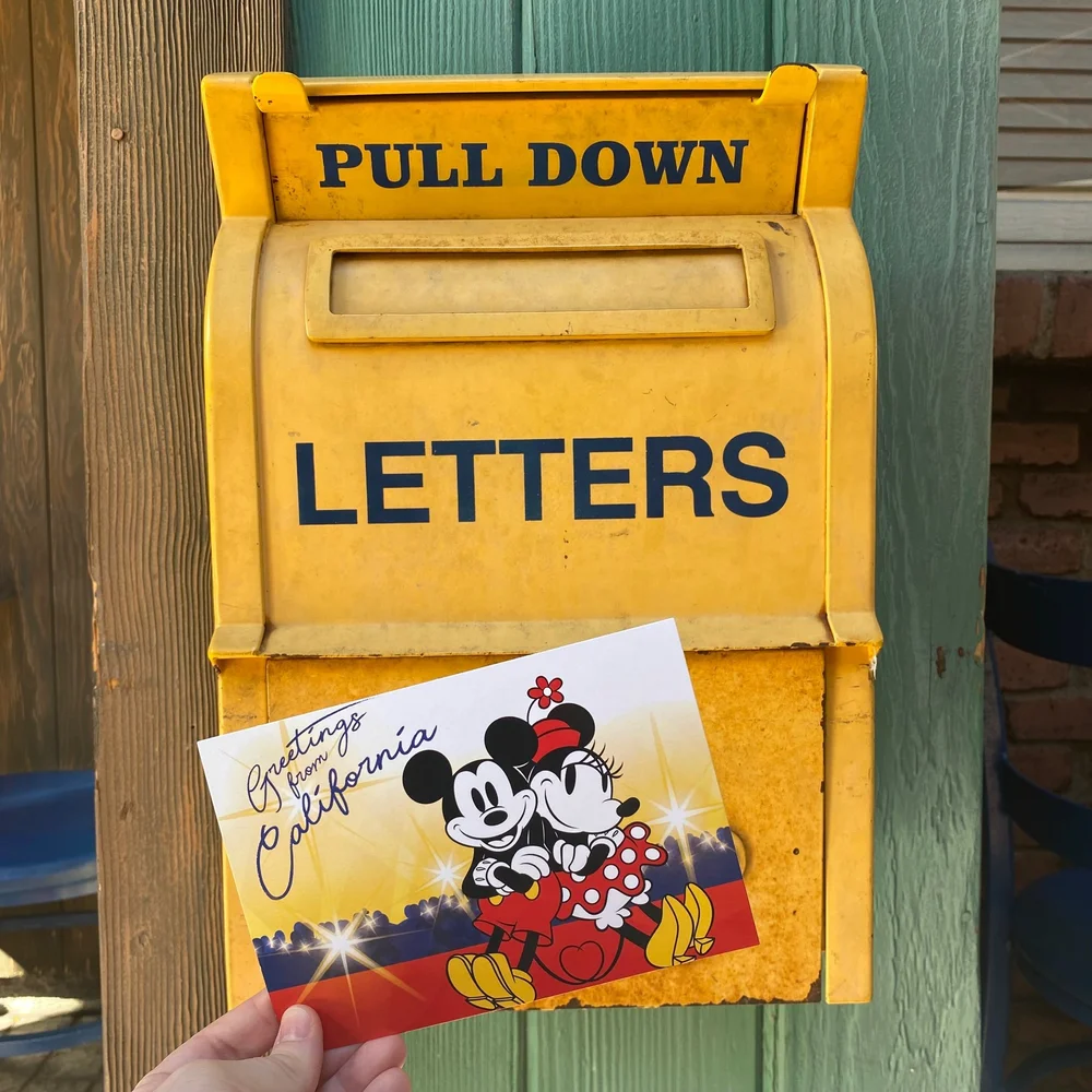 "Greetings from California" sent from Pacific Wharf.