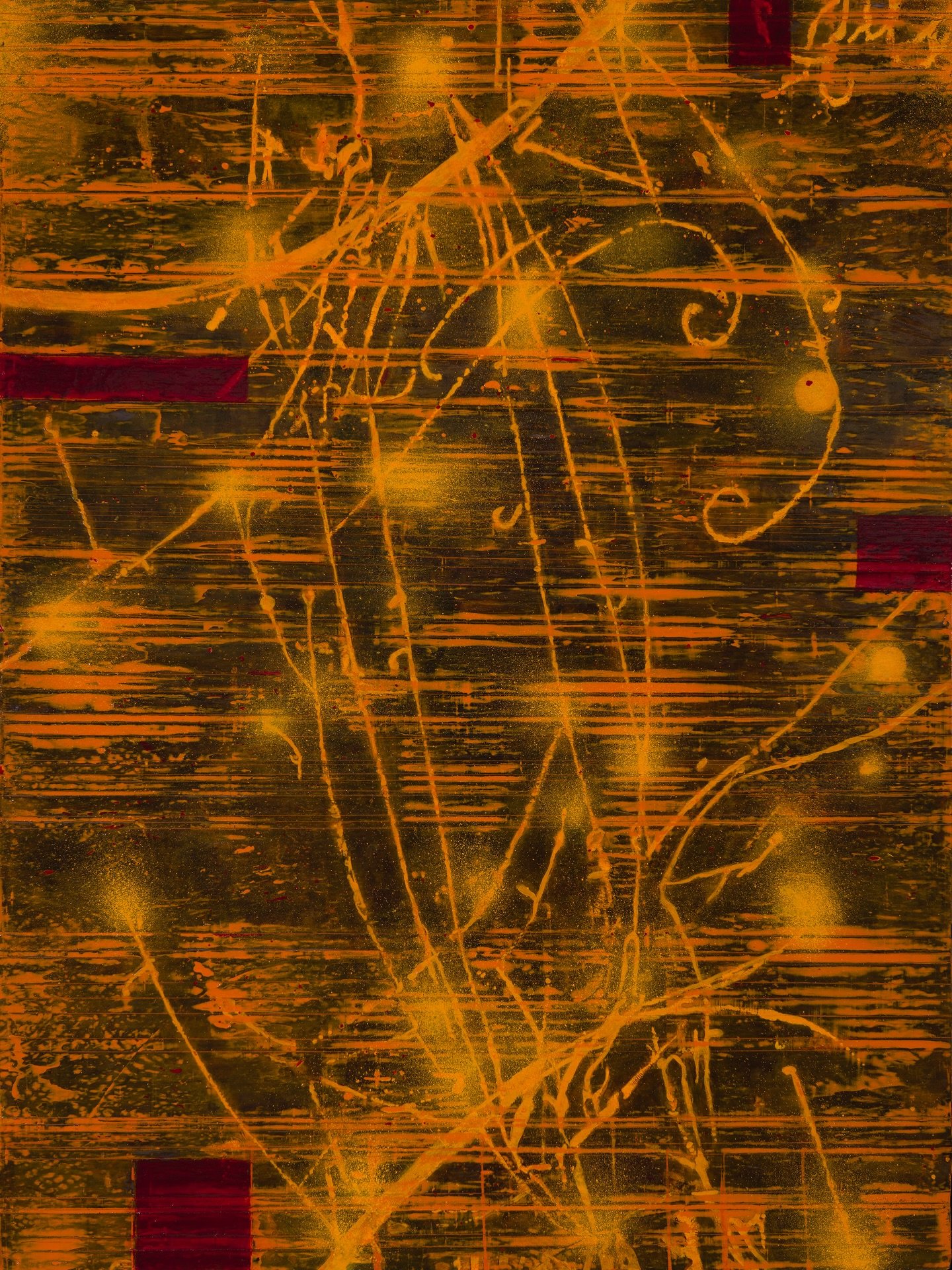 .
⚡️One of four works from my Frequencies series, shaped by a preoccupation and fascination I&rsquo;ve had with particle movement and the unseen choreography of matter. 

I&rsquo;m drawn to the quiet collisions, the pulses and drifts that form the ar