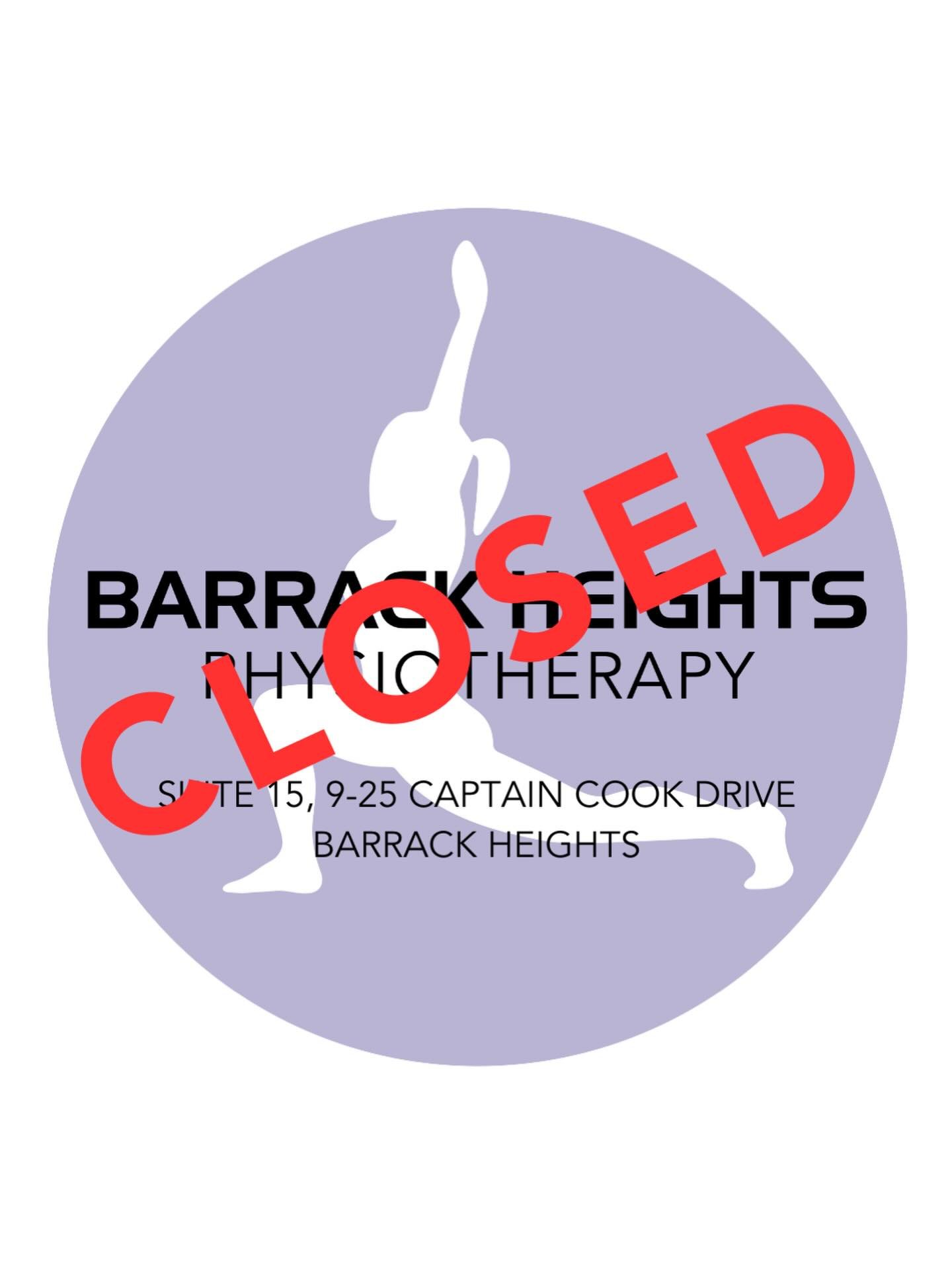 Barrack Heights Physiotherapy is permanently closed as of the 1st of Dec 2025!

We would like to thank everyone for the continued support over the last 15 years.

But don't worry we will continue to be open at our Shellharbour and Albion Park locatio