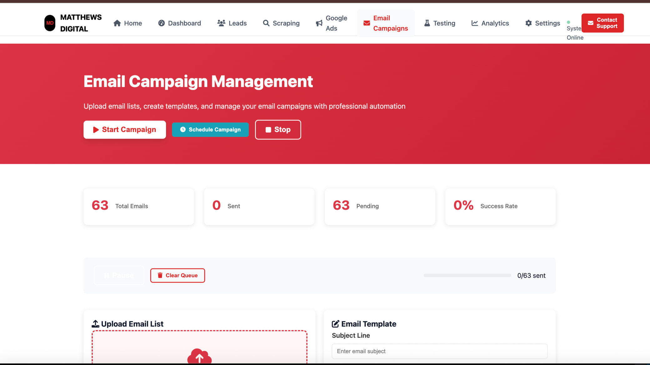 Email Management System