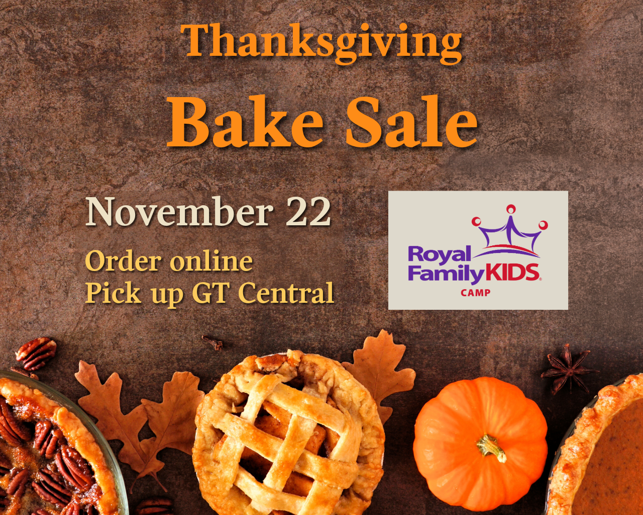 Thanksgiving Bake Sale