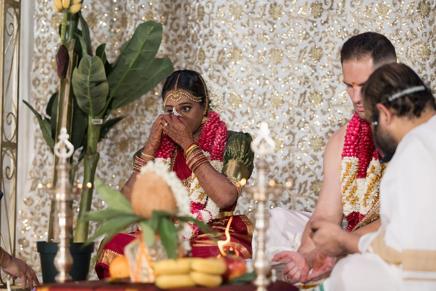 The bride cries, and the rest of the family also cries, tears or joy! So many emotions during this wedding day. It was soooo special. #maweddingphotographer