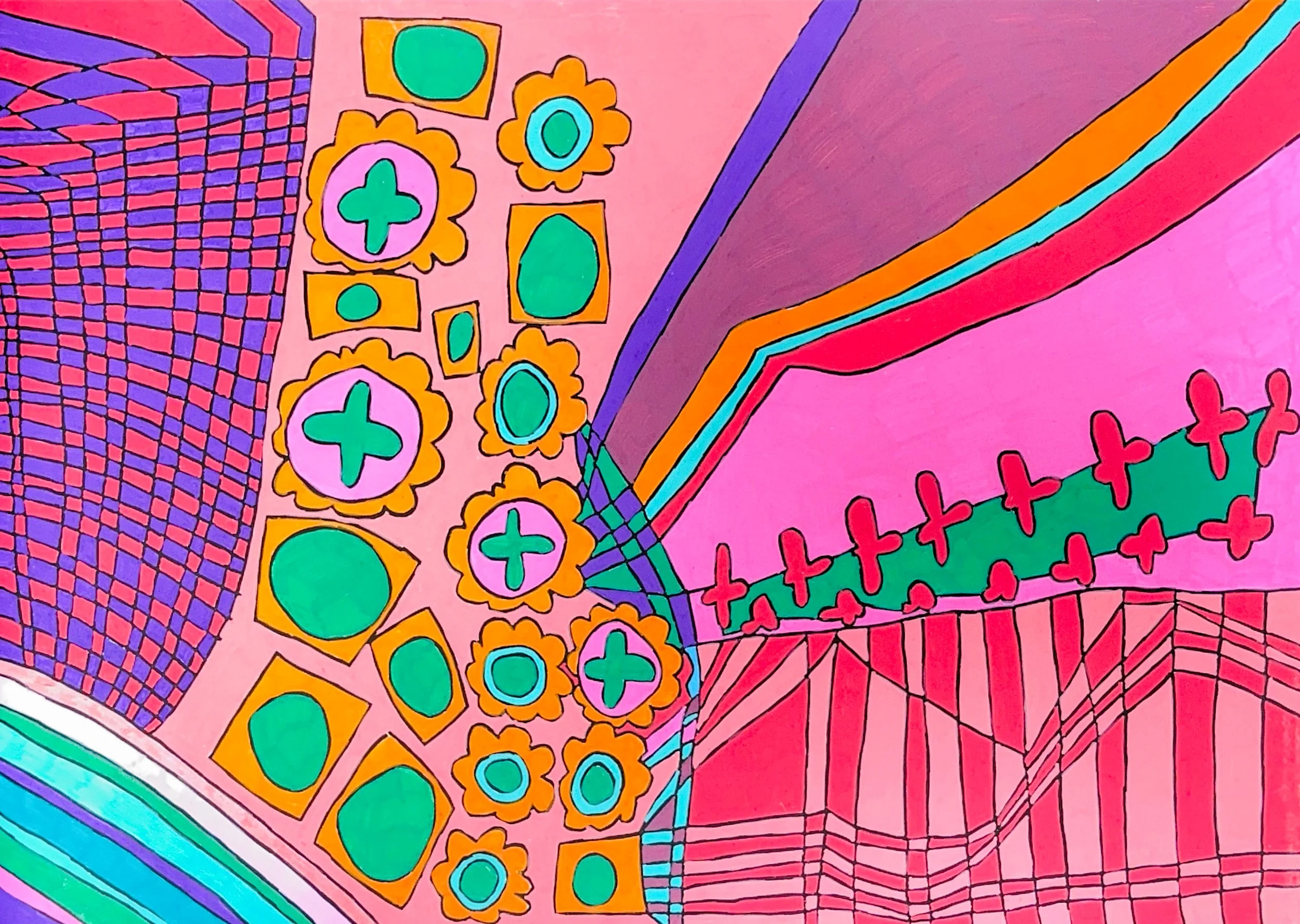 Vista (Posca on Paper)