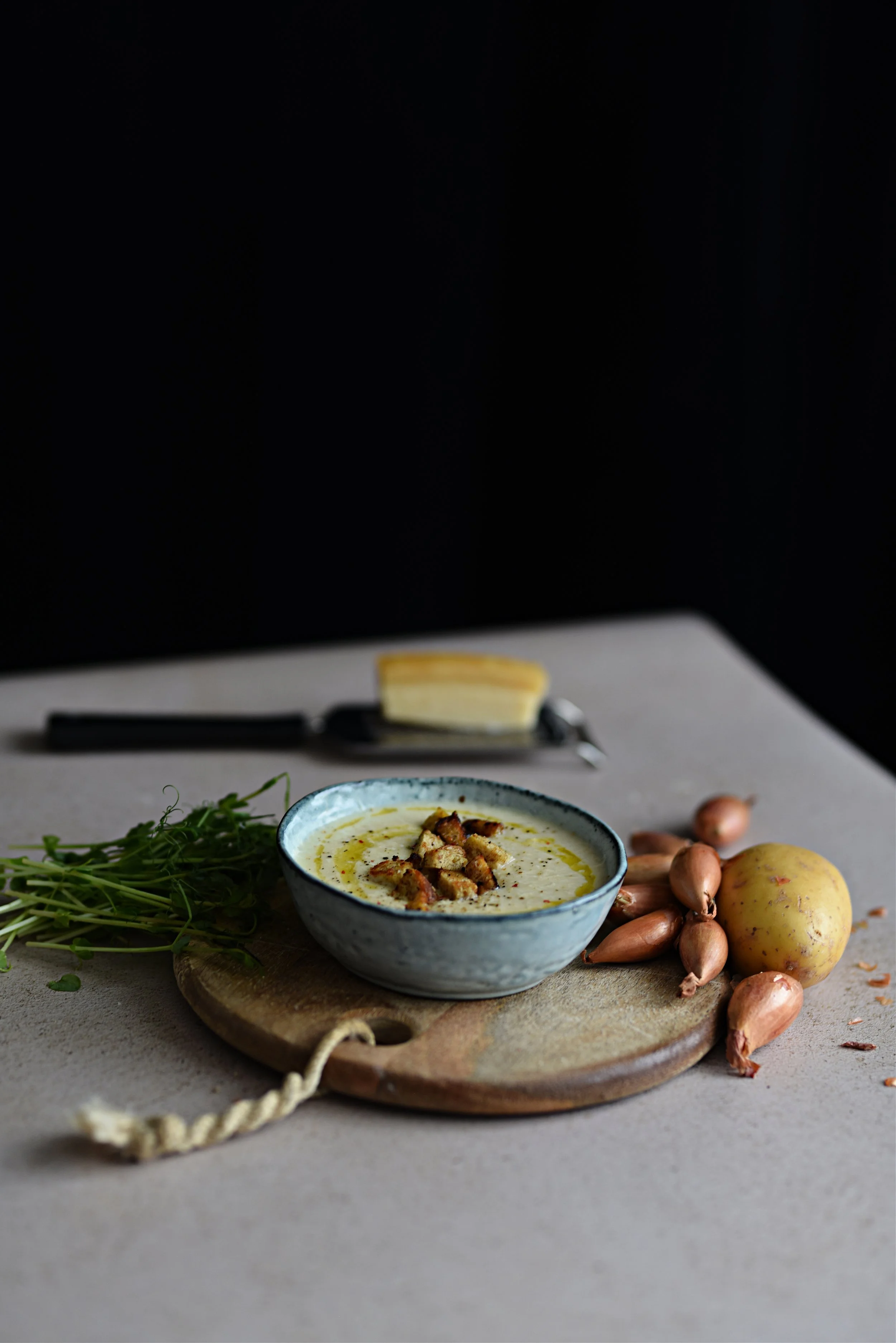 Blomkålssoppa med parmesan 
