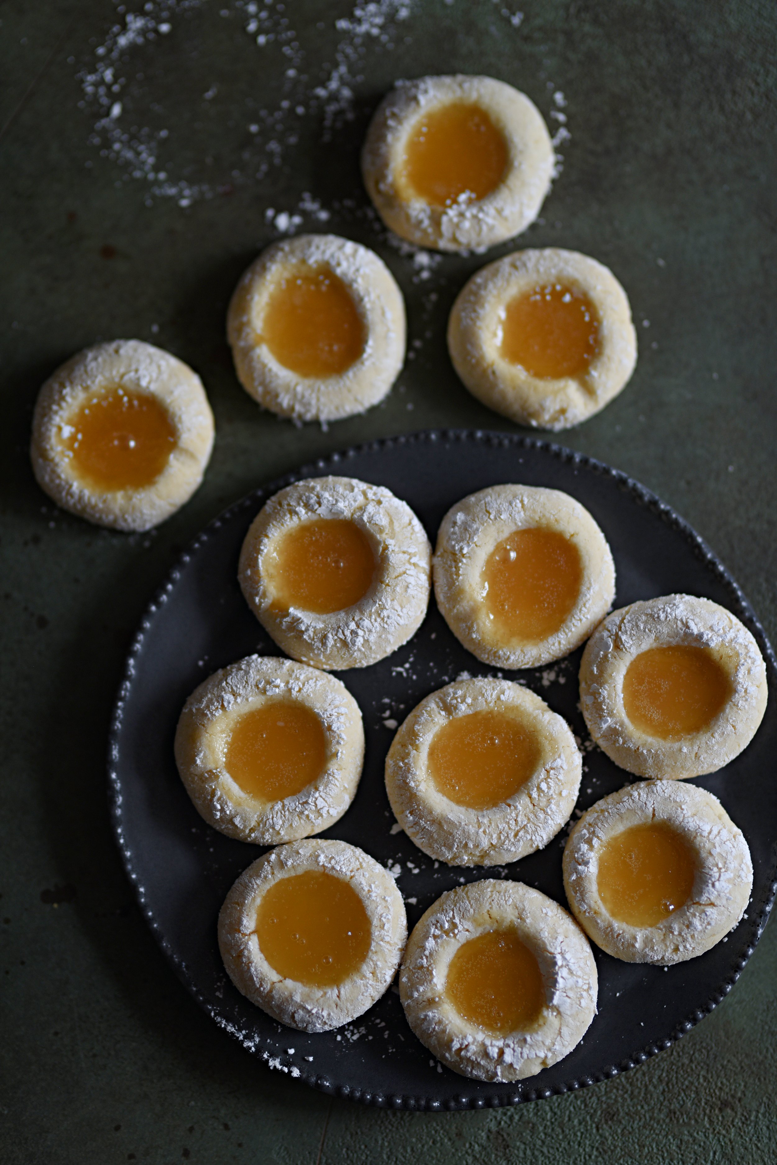 Lemoncurd cookies