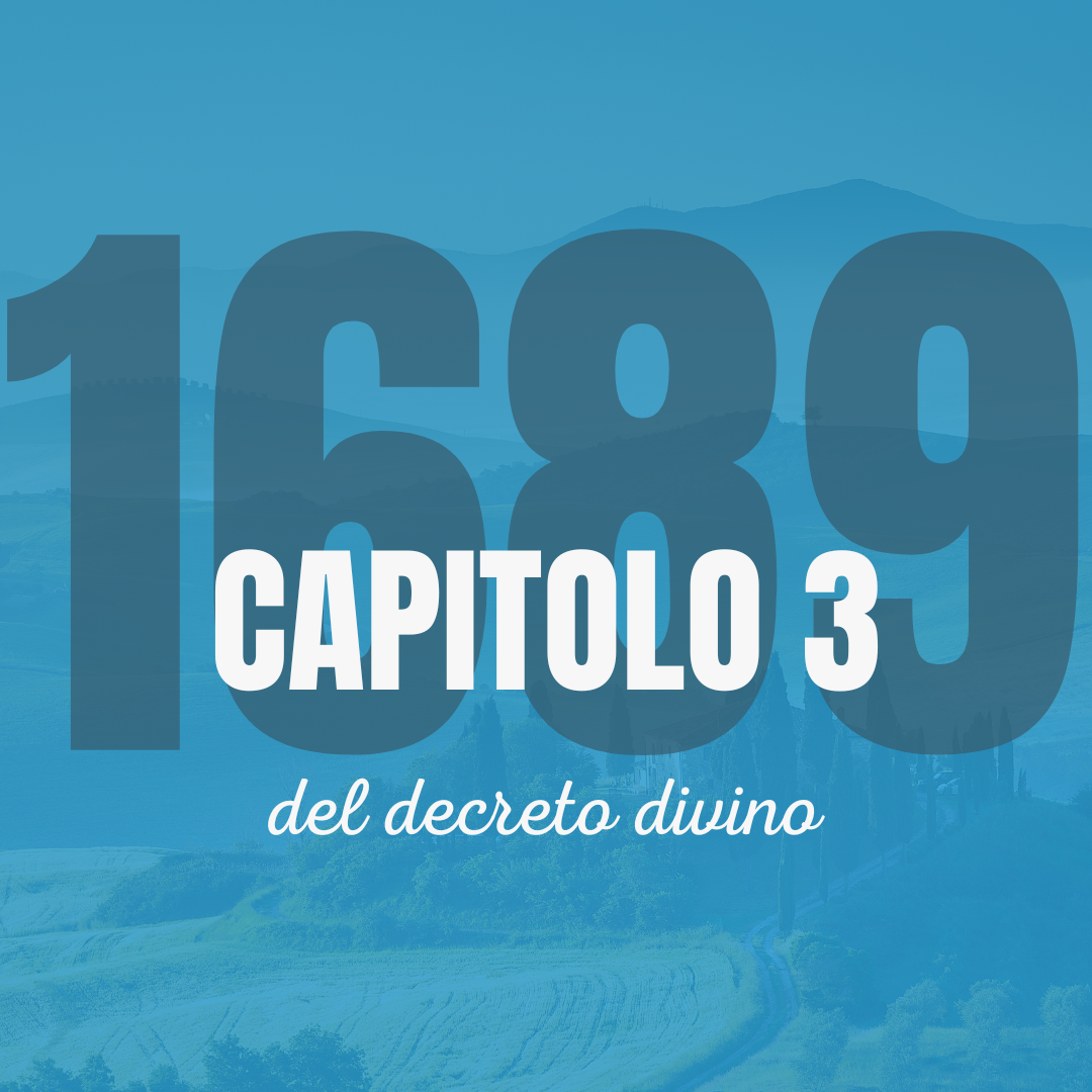 3. Del decreto divino