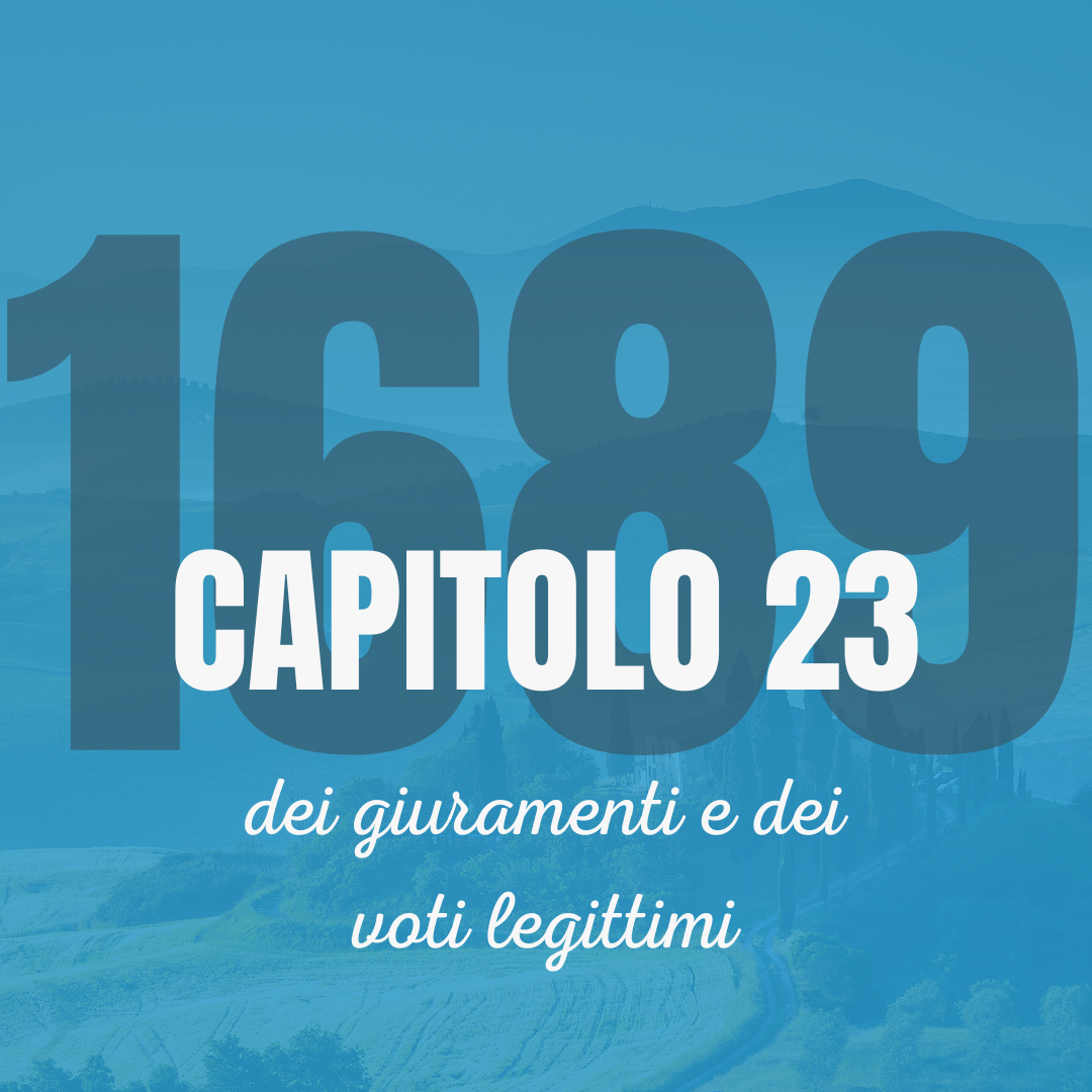 23. Dei giuramenti e dei voti legittimi