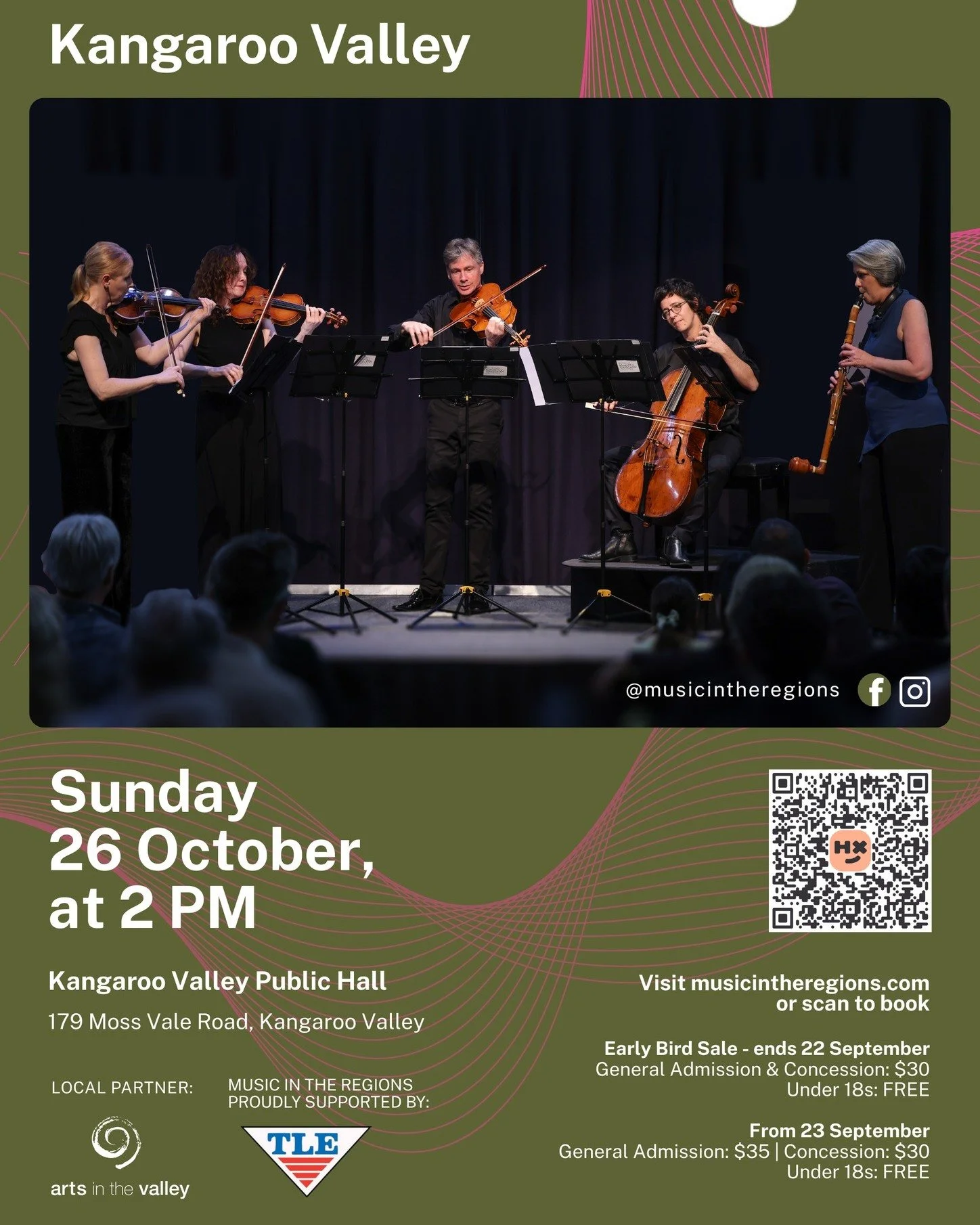 Fresh from a Queensland tour and sold-out Sydney Opera House performance, the Australian Romantic &amp; Classical Orchestra (ARCO) is coming to Kangaroo Valley, 2pm, Sunday 26 October.

Performing on period instruments, ARCO offers audiences a lush s