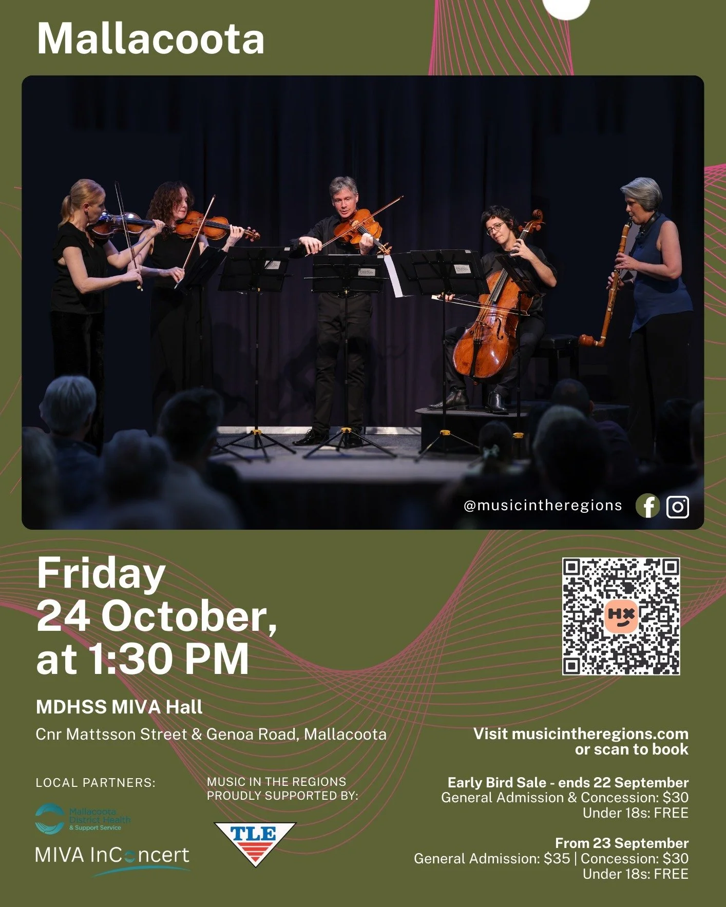 Fresh from a Queensland tour and sold-out Sydney Opera House performance, the Australian Romantic &amp; Classical Orchestra (ARCO) is coming to Mallacoota, 1.30pm, Friday 24 October.

Performing on period instruments, ARCO offers audiences a lush sou
