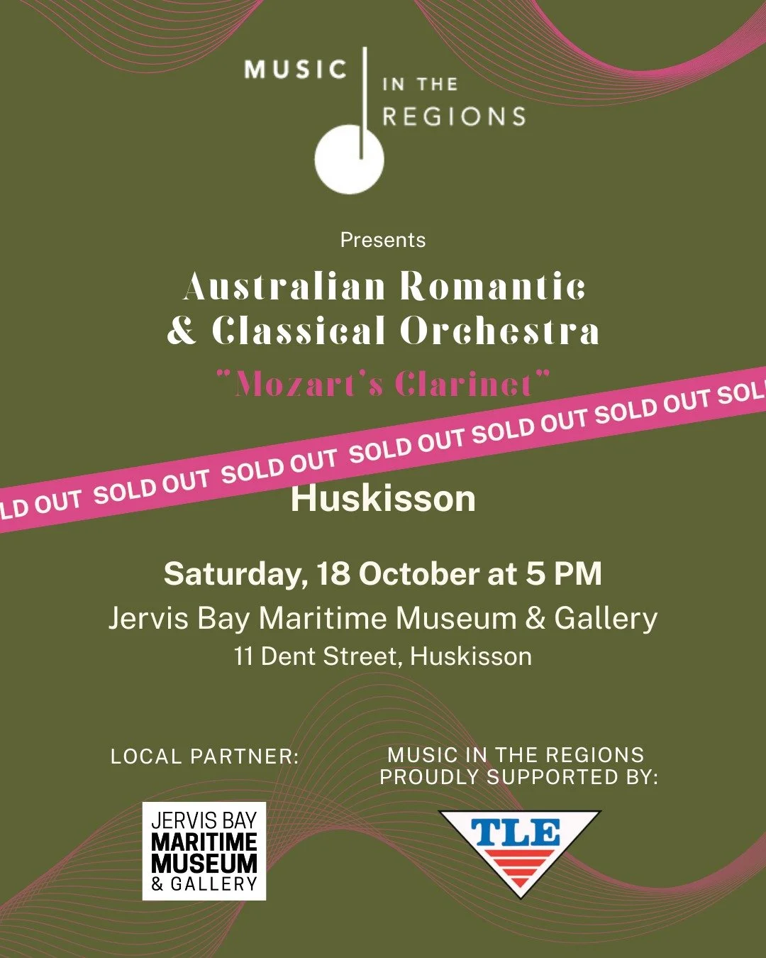 We're absolutely thrilled to announce that the Australian Romantic & Classical Orchestra (ARCO) performance of 'Mozart's Clarinet' in Huskisson is officially SOLD OUT!
Thank you to everyone for the incredible support. We can't wait to share this
