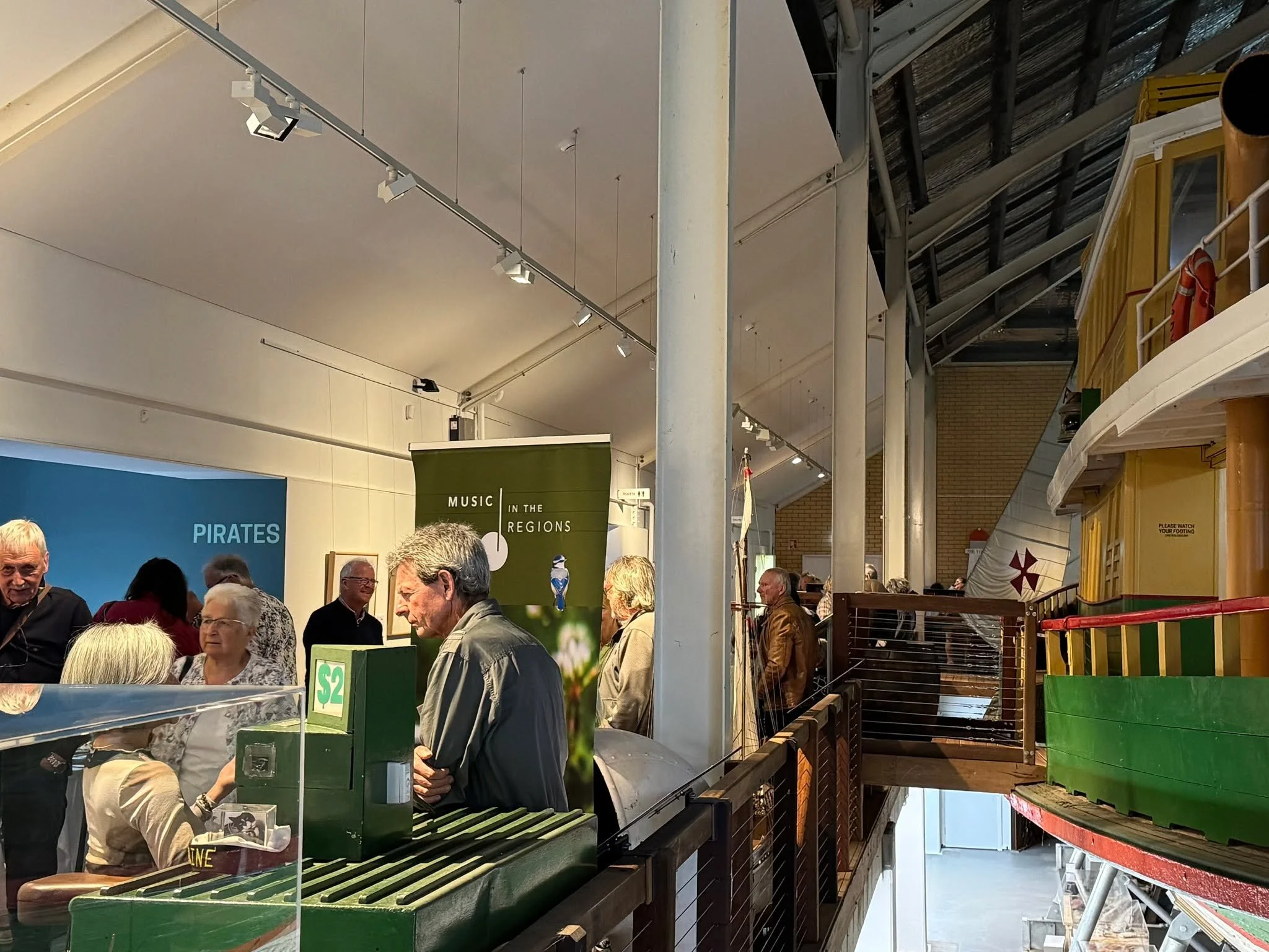 Thank you, Huskisson locals and visitors, we were at the Lady Denman for pre-concert drinks before the performance at the Jervis Bay Maritime Museum & Gallery. π· 
A beautiful evening to kick off the tour! 
Next stop: Bowral! Don’t forget