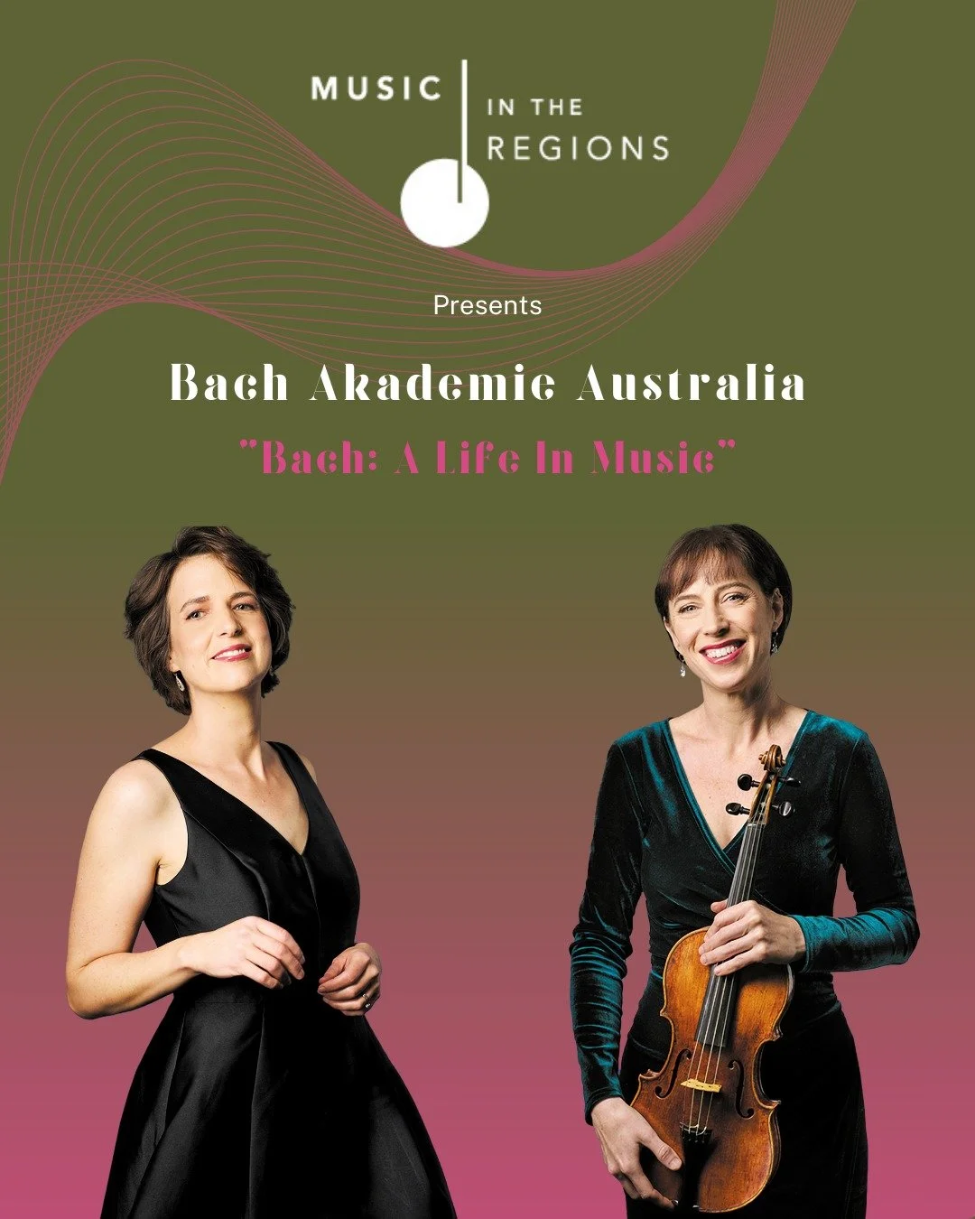 Music in the Regions presents Bach Akademie on tour this March! Save-the-date in your calendar and experience the joy of live performance in 2026. 

𝗛𝗨𝗦𝗞𝗜𝗦𝗦𝗢𝗡: 6.30pm, Friday 20 March 
𝗕𝗘𝗥𝗥𝗬: 2pm, Saturday 21 March 
𝗨𝗟𝗟𝗔𝗗𝗨𝗟𝗟𝗔: 