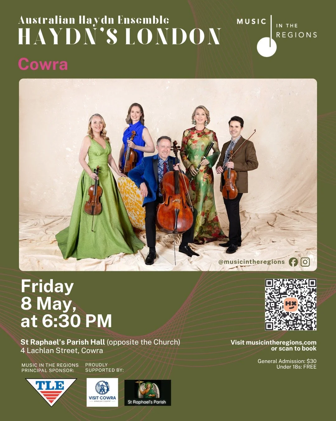 🎶 A World-Class Classical Performance is coming to Cowra, 𝐓𝐡𝐞 𝐀𝐮𝐬𝐭𝐫𝐚𝐥𝐢𝐚𝐧 𝐇𝐚𝐲𝐝𝐧 𝐄𝐧𝐬𝐞𝐦𝐛𝐥𝐞 &ndash; for one night only!

Experience an exceptional evening of classical music as the Australian Haydn Ensemble brings its acclaimed