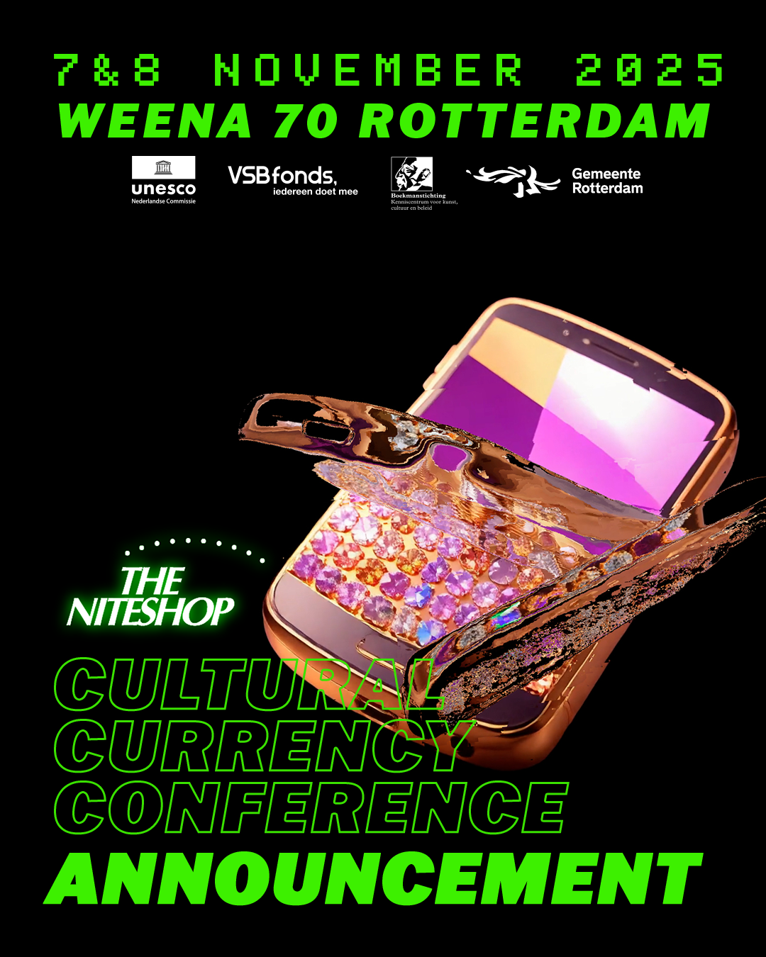 Cultural Currency Conference | 7 &amp; 8 november 2025