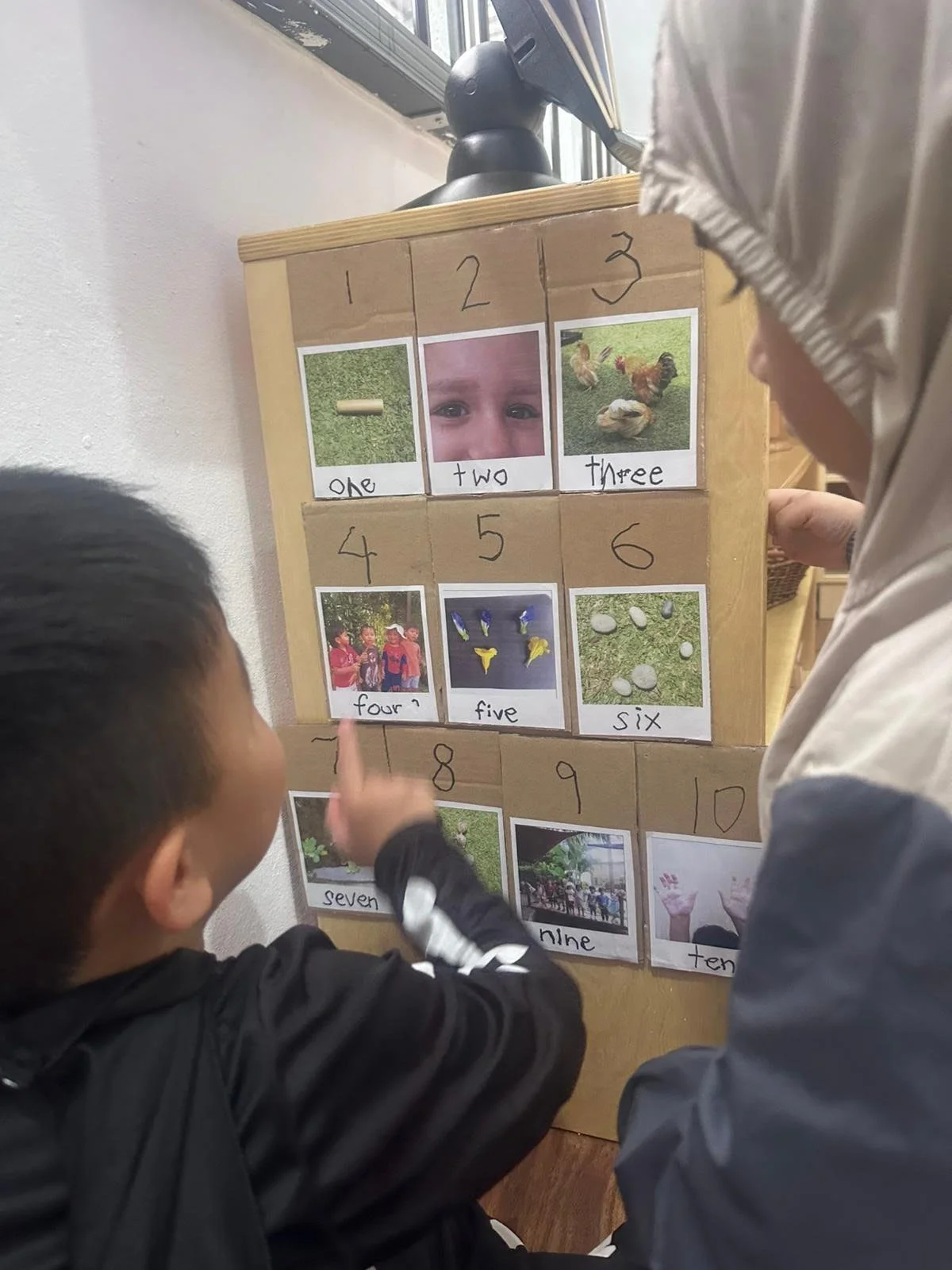 Nurtured Nest children in math class