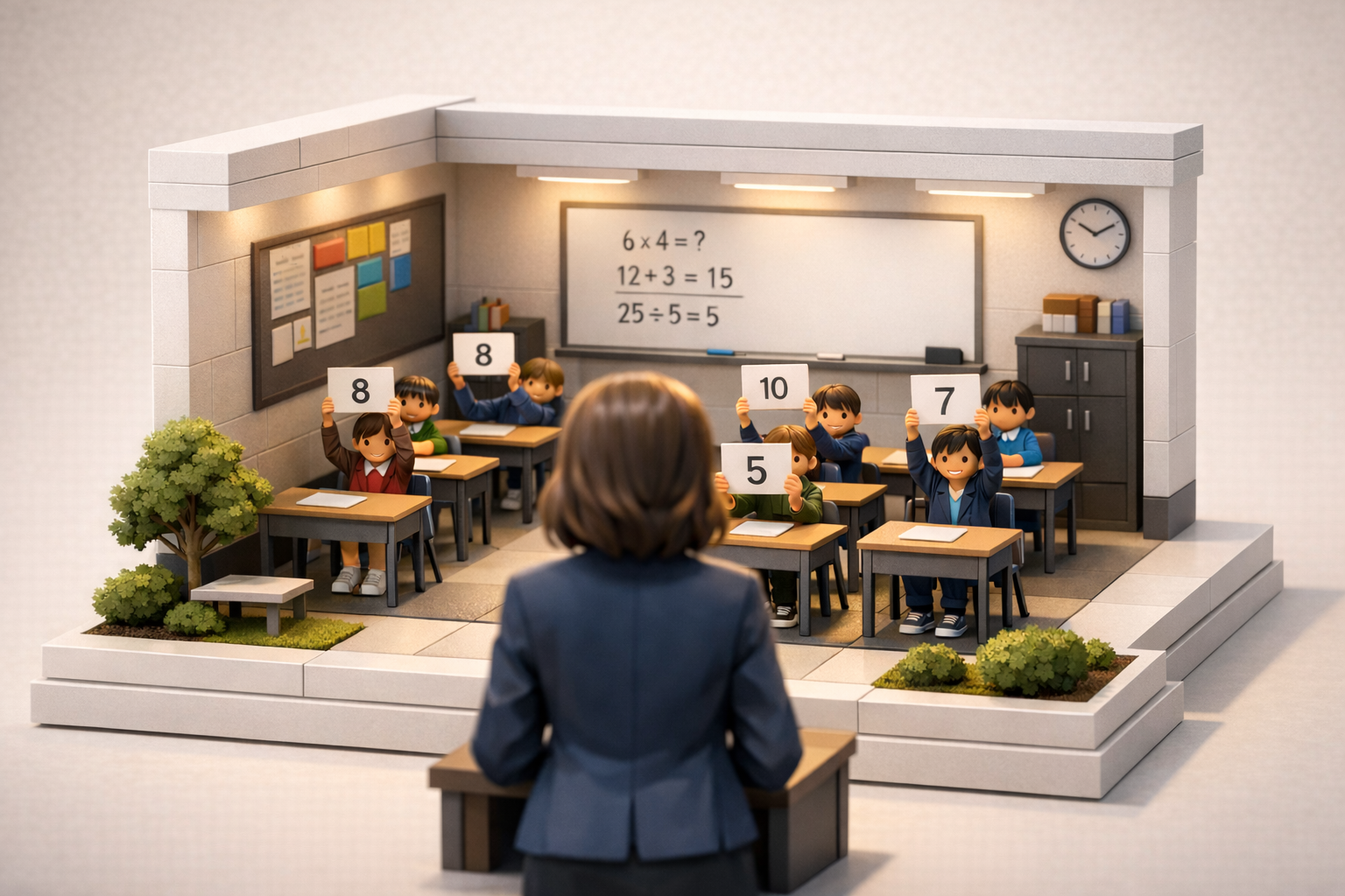 Mini whiteboards - a big idea to know what everyone in the room thinks