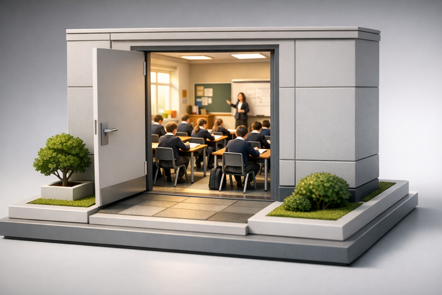 Open or closed? Rethinking the classroom door