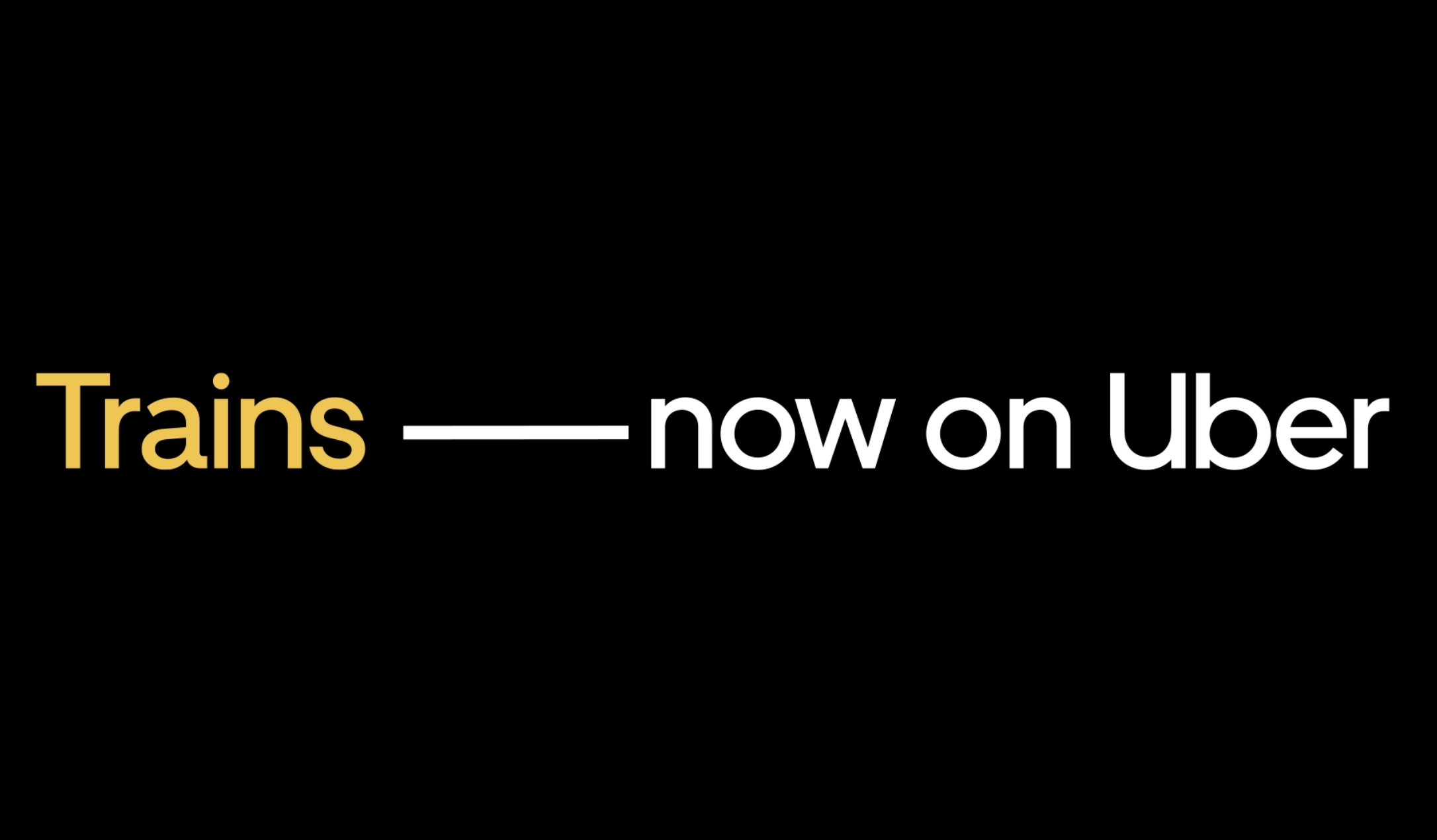 UBER TRAINS