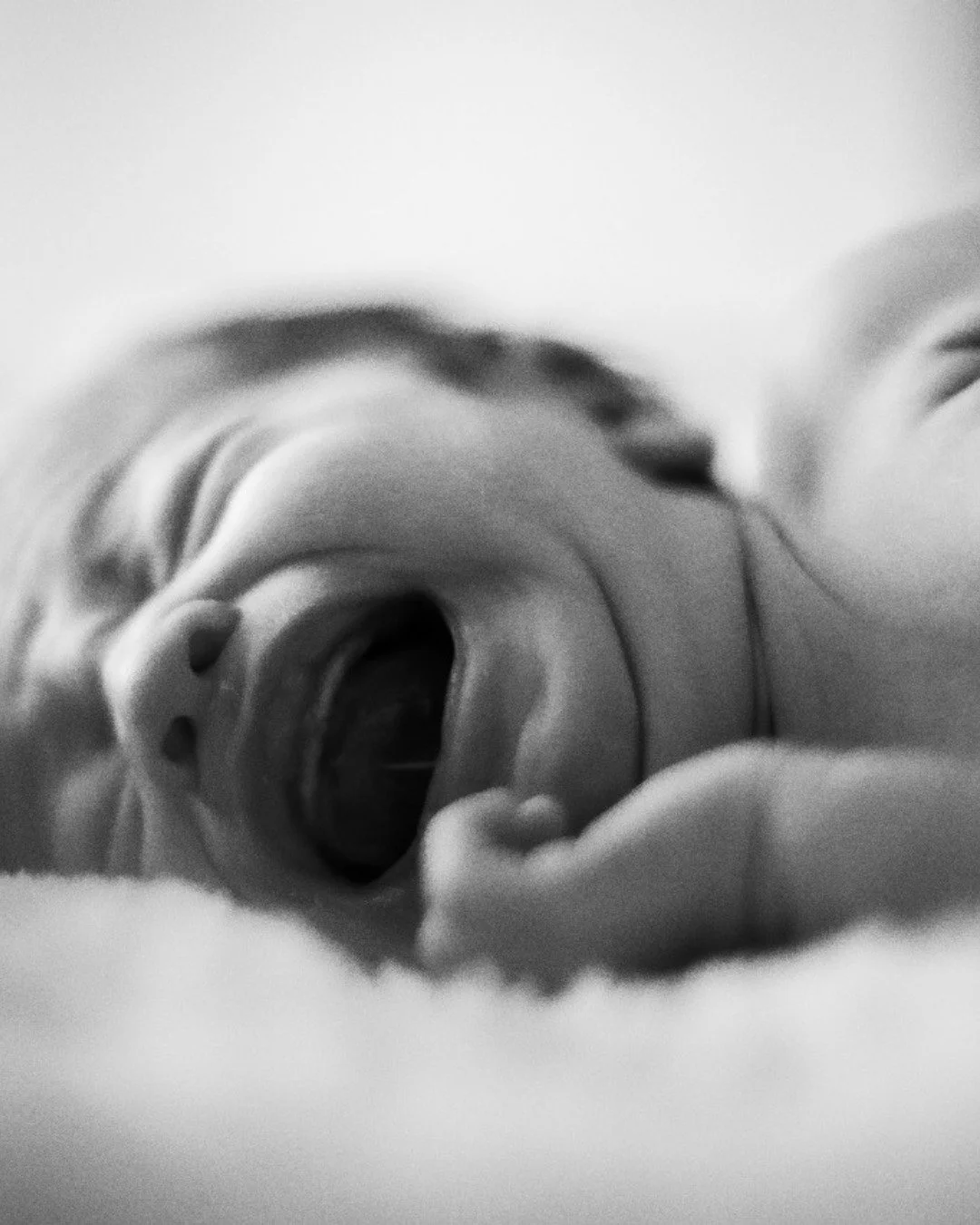 The first cry, the first breath, the first hello. 

Your baby's cry is a whispered promise, a heartbeat that echoes the love you share. It's a call to connection, a symphony of love that only you can hear. Every tear, every coo, every whimper is a la