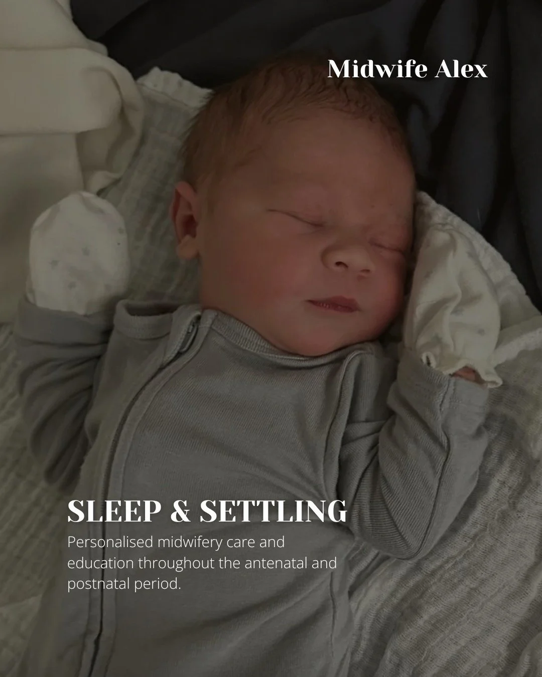 Getting your little one to rest can be one of the biggest challenges, and having guidance makes all the difference. 🤍

With personalised midwifery support, you&rsquo;ll receive:

💫 Gentle, practical strategies for settling and sleep

💫 Advice tail