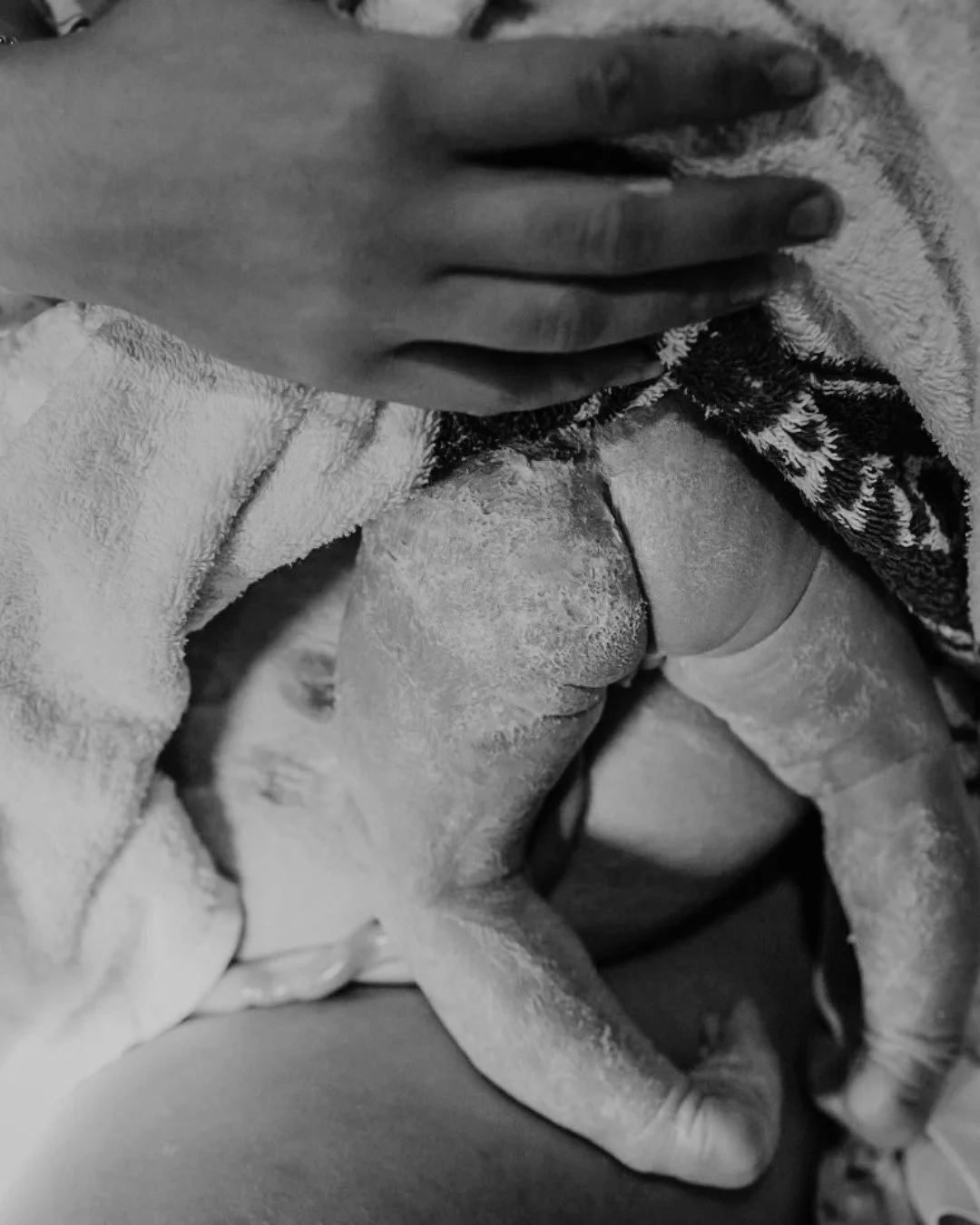 Those tiny feet have never touched the ground.

That cord connected two heartbeats for nine months.

And in this room, in this moment - a whole new life begins.

Birth doesn't always go to plan. It's not always quiet or calm or what you imagined. But