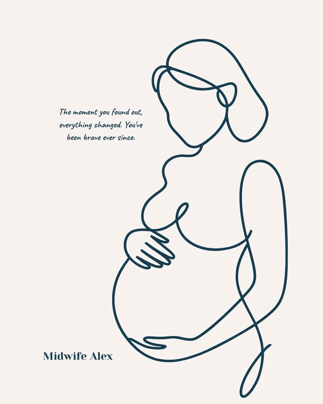 Not just the weight of a growing belly.

The weight of every decision you second-guess at 2am. The weight of wanting to get it right before they've even arrived. The weight of a love so big it frightens you sometimes.

The weight of still showing up 