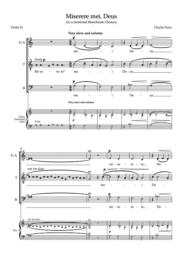 Miserere a 3 - Perry