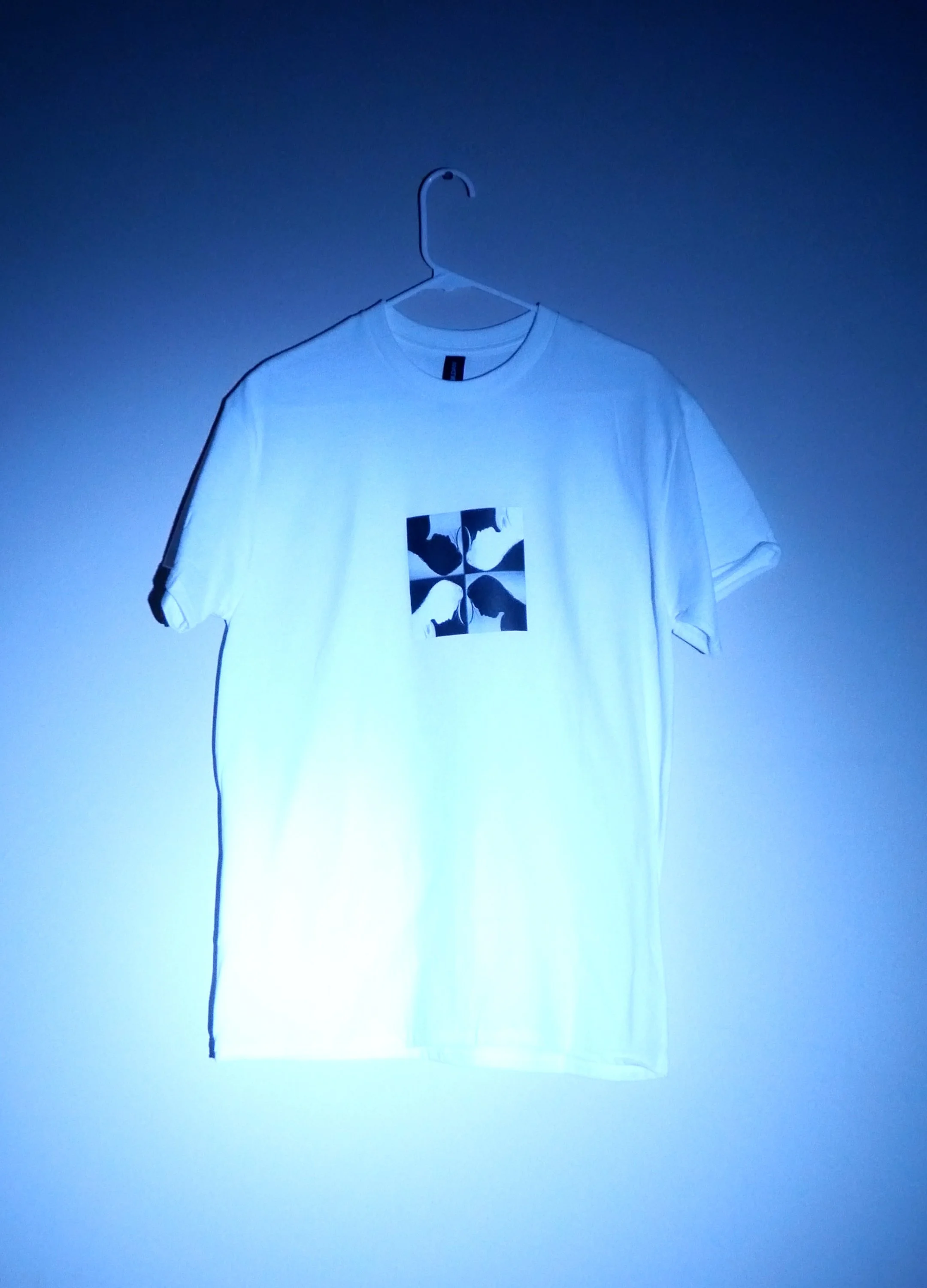 "Thanks," T-Shirt in White