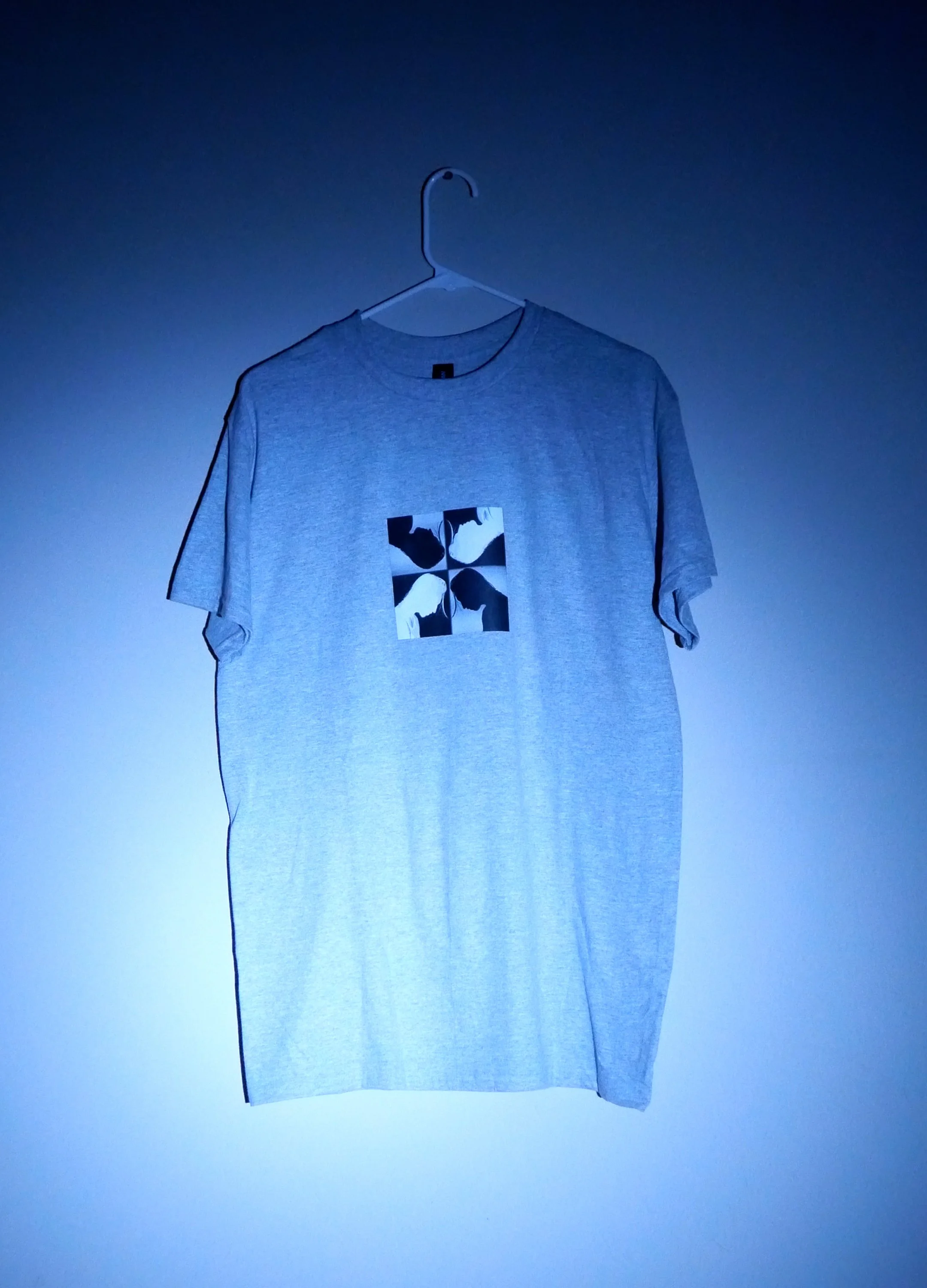 "Thanks," T-Shirt in Gray
