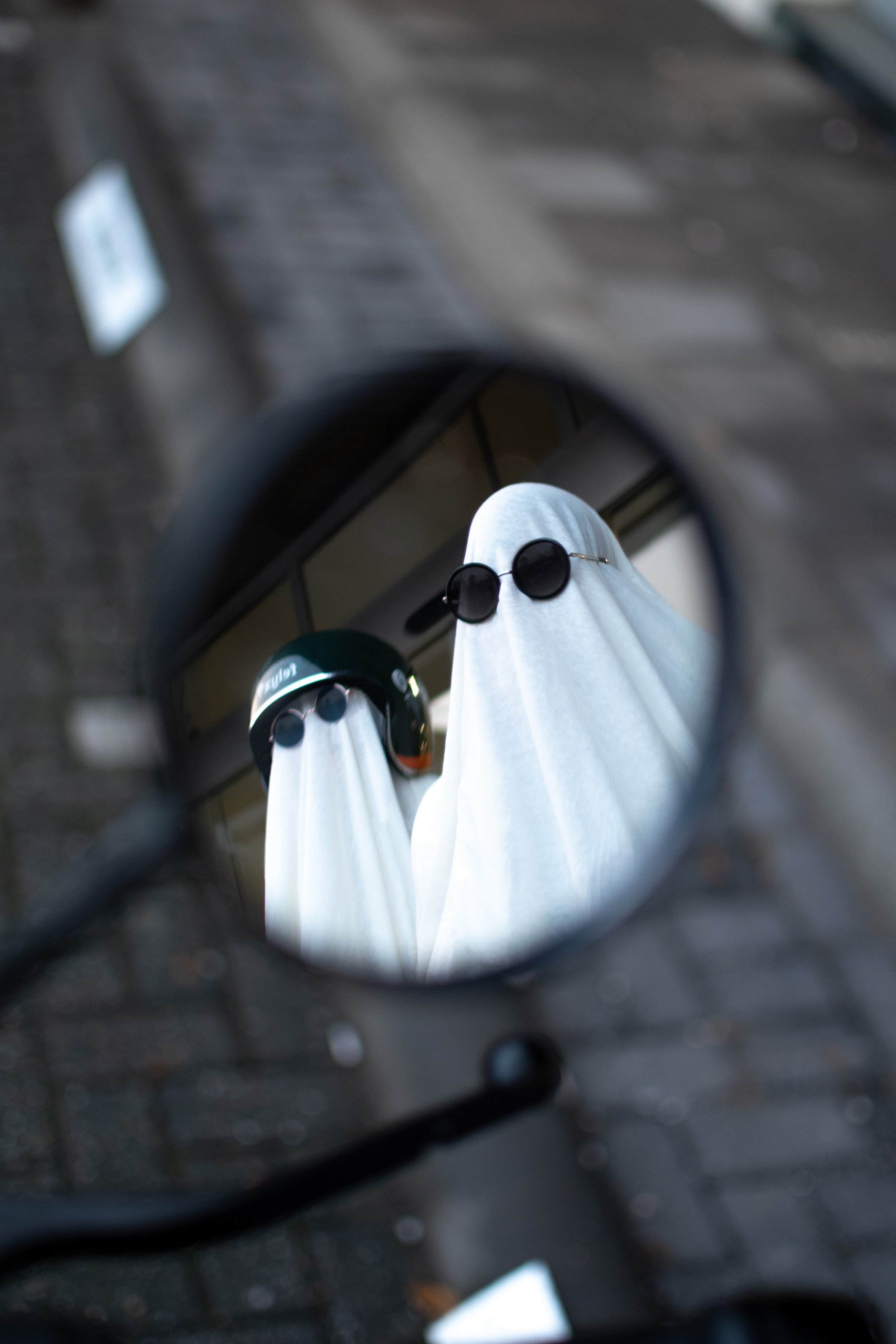 Ghosts in reflection of mirror