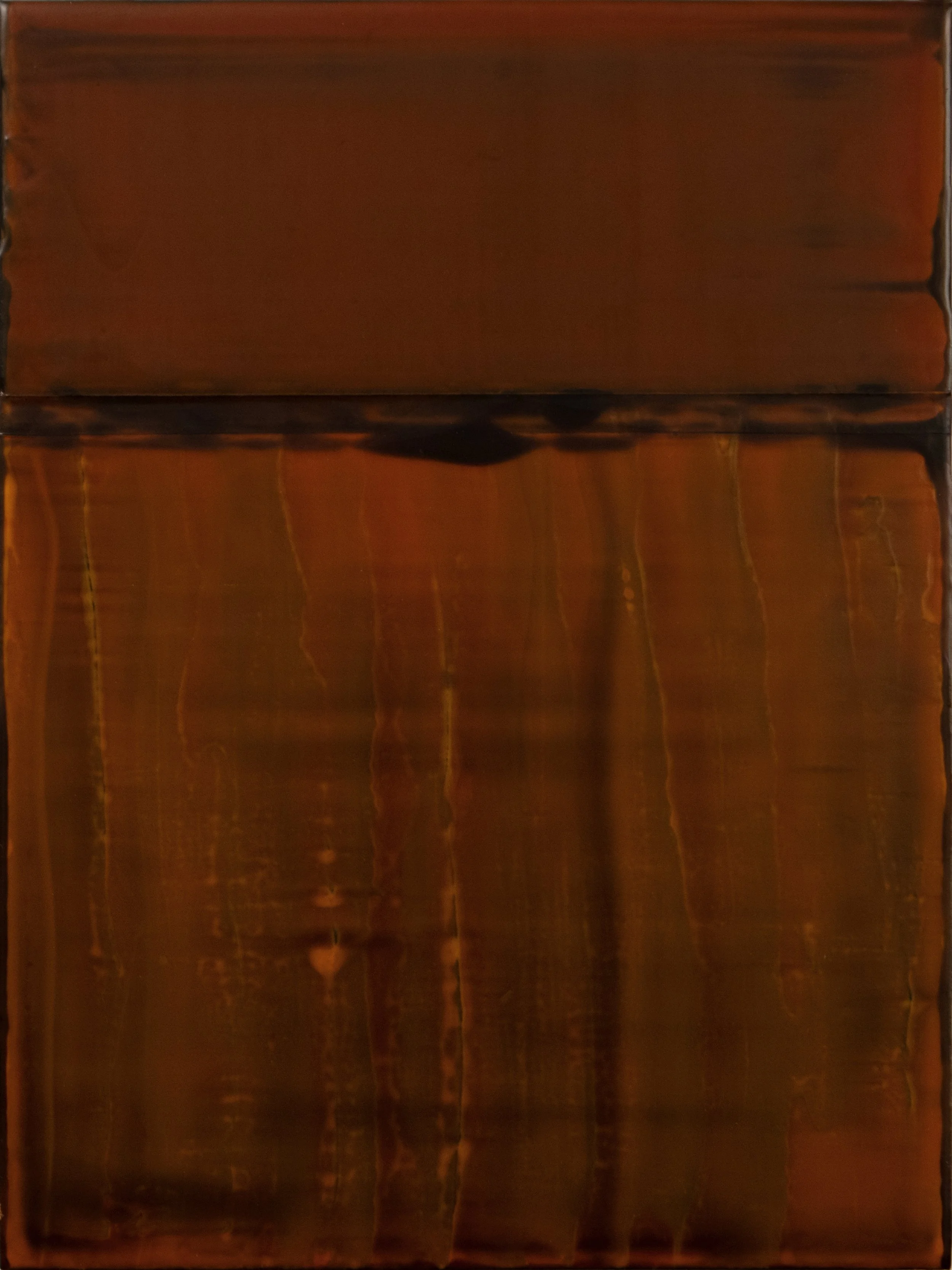 Martin Sorger . Undercurrent 3 2026 . Acrylic on wood . 12" x 9"