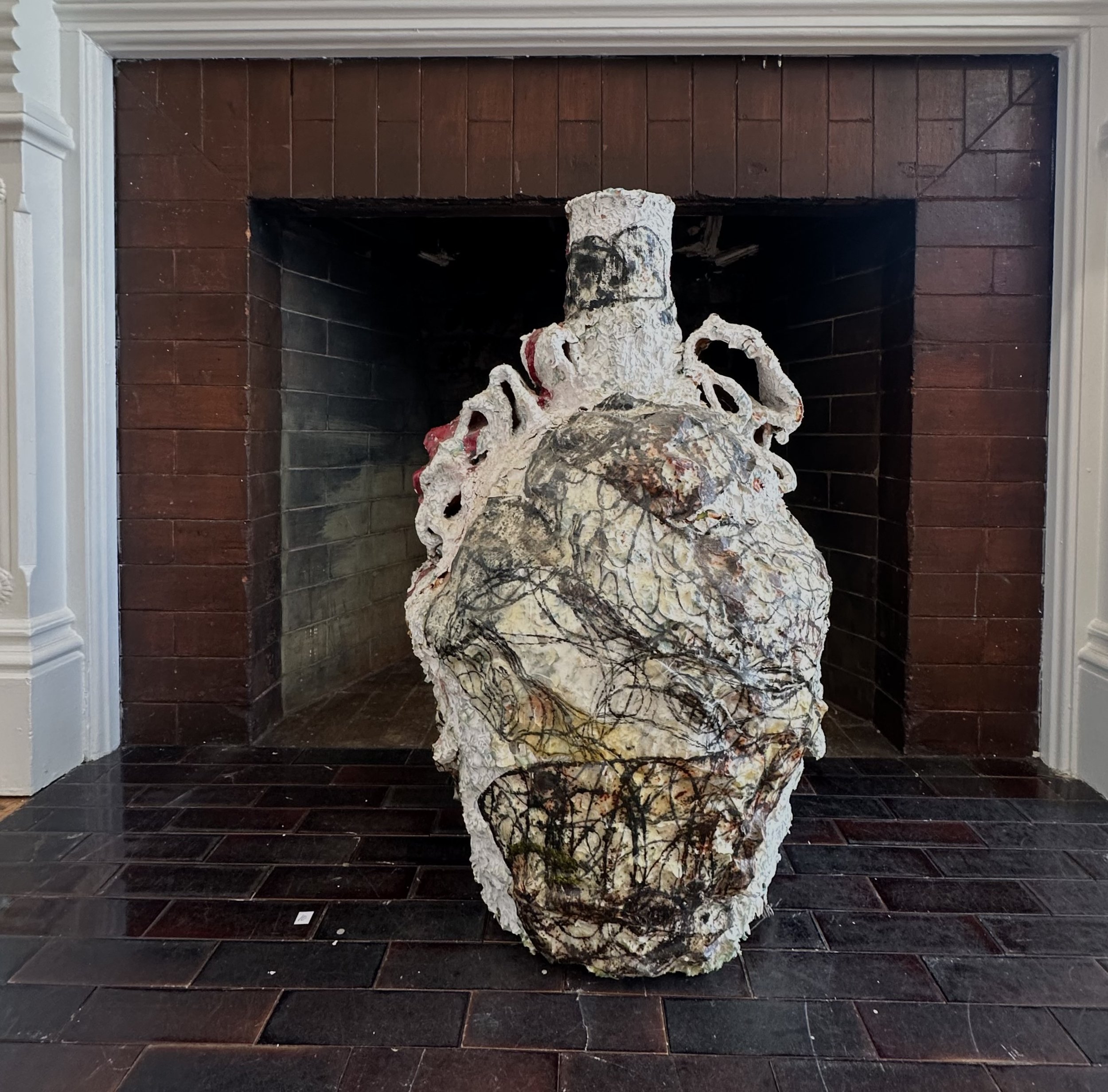 Mark Cooper . Greyson Vase 2020 . Ceramic, glaze . 28" x 18" x 18"